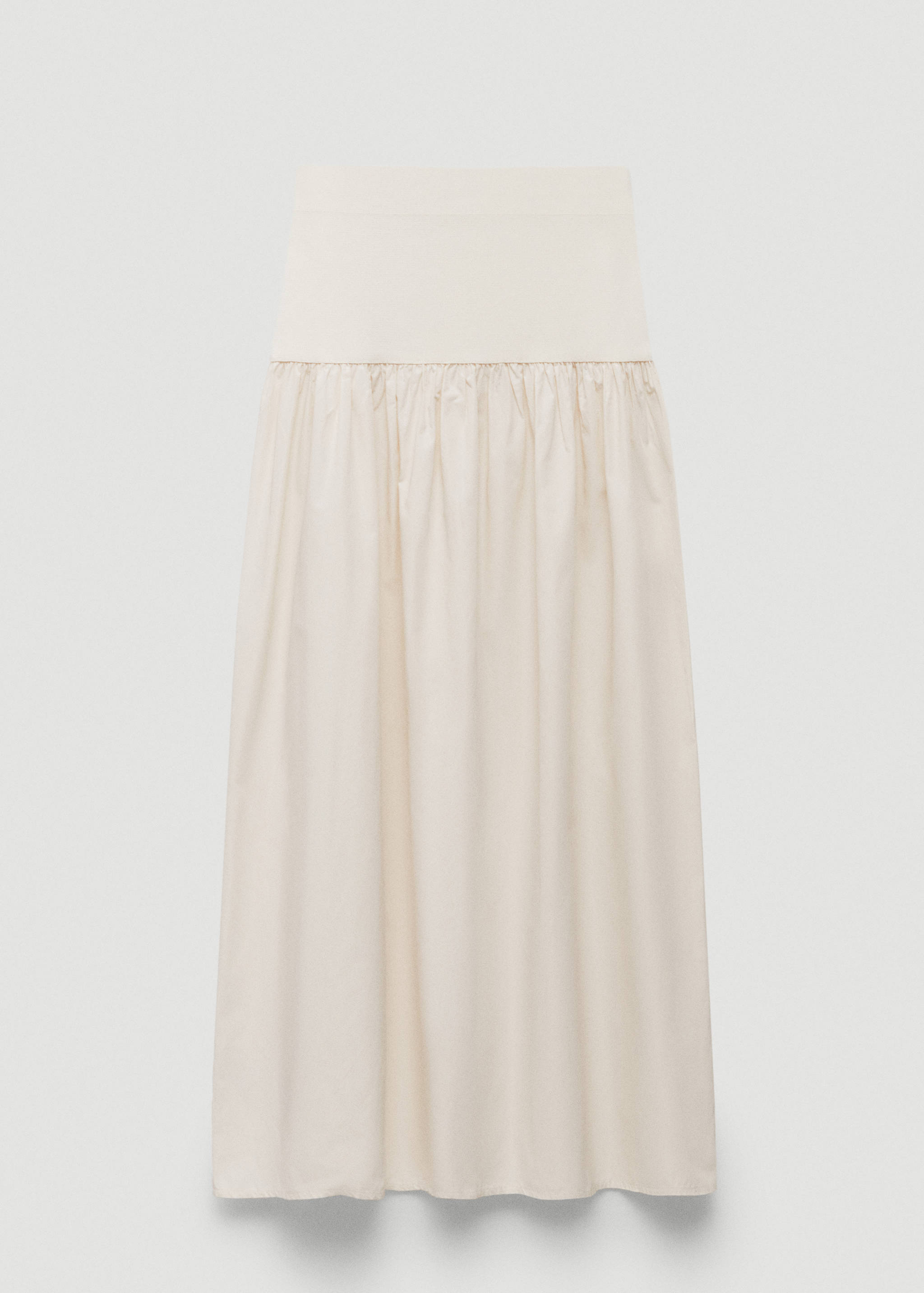 Elastic panel flared skirt - Article without model