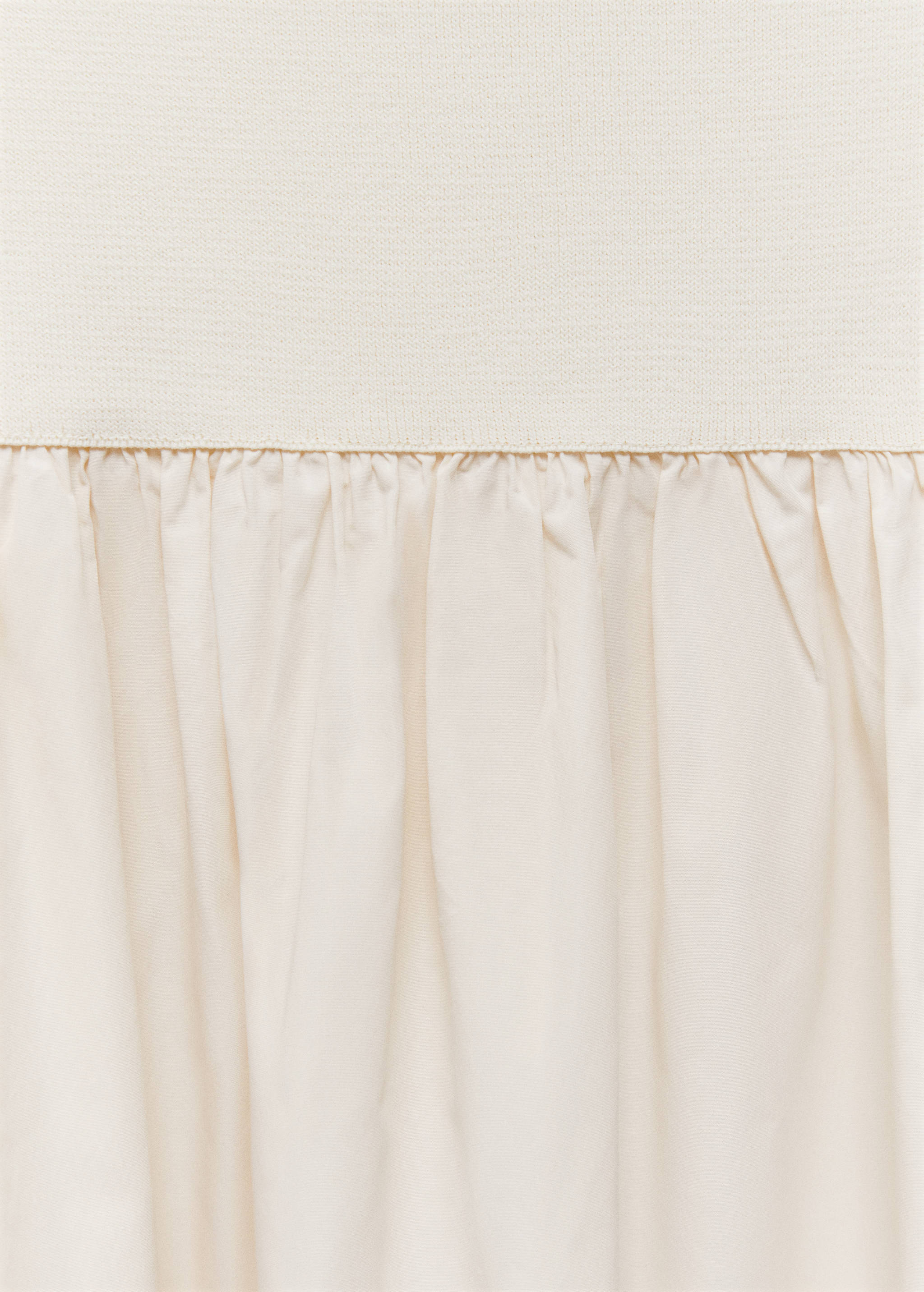 Elastic panel flared skirt - Details of the article 8