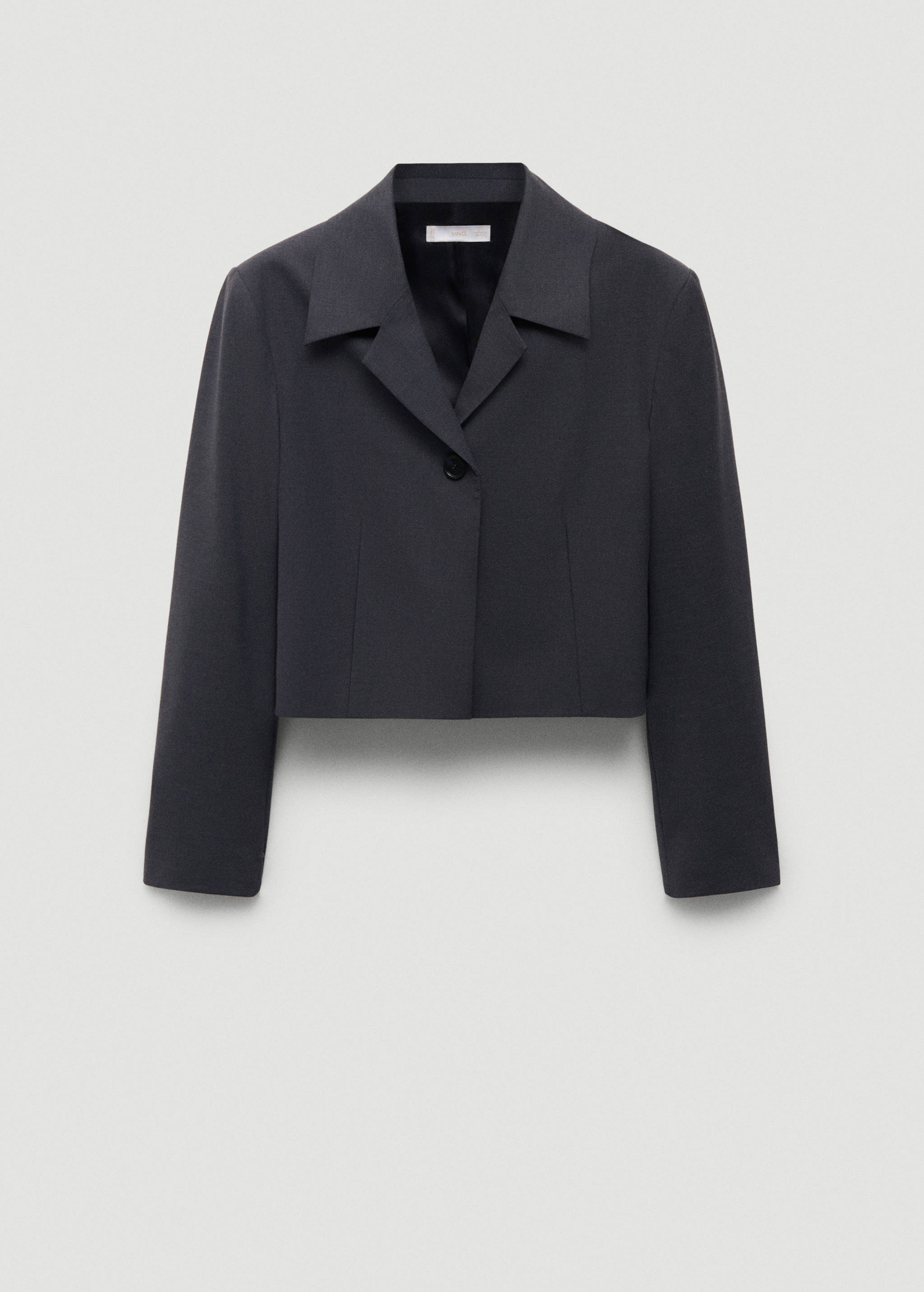 Cropped wool jacket - Article without model