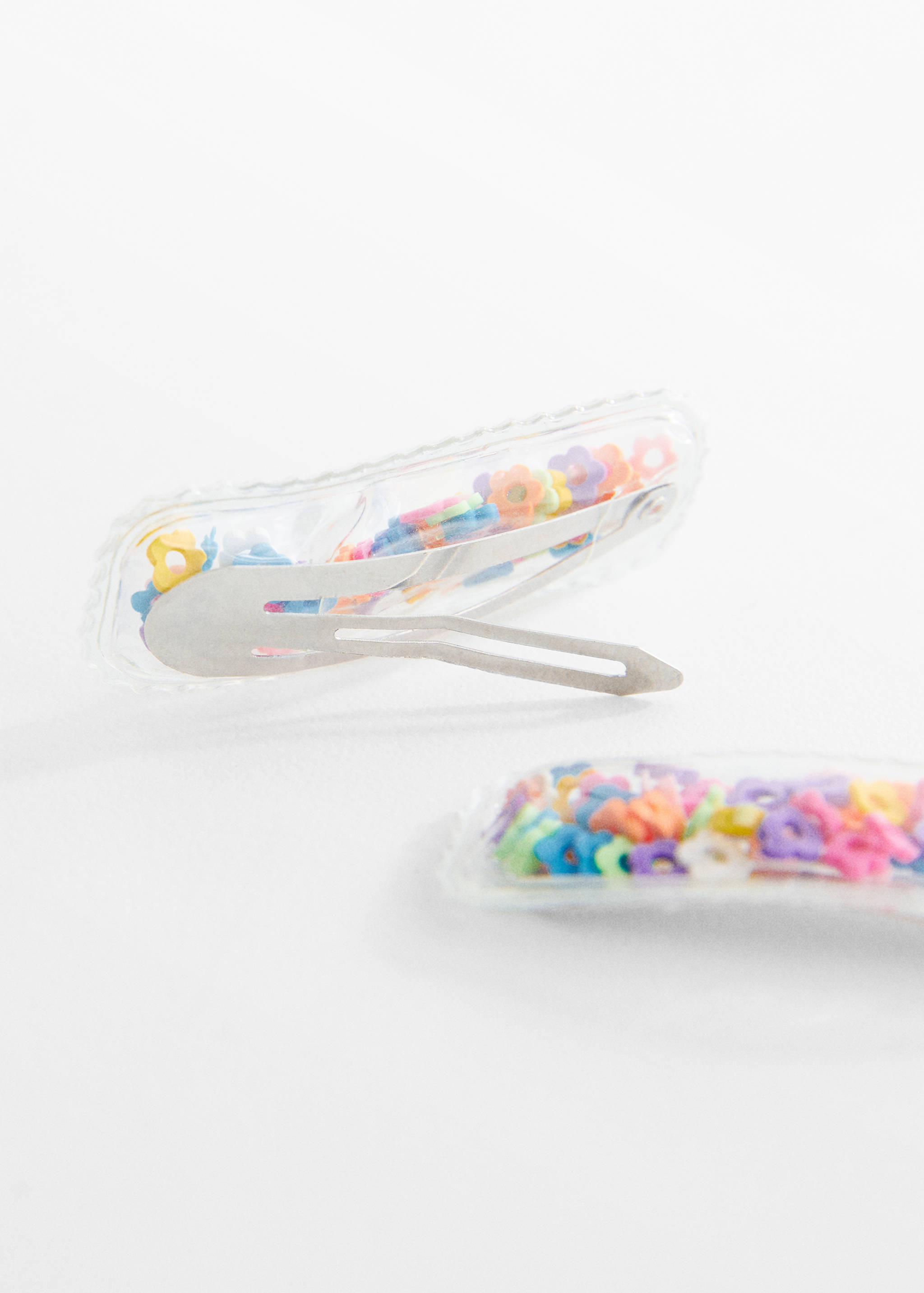 Pack of 2 floral hair clips - Medium plane