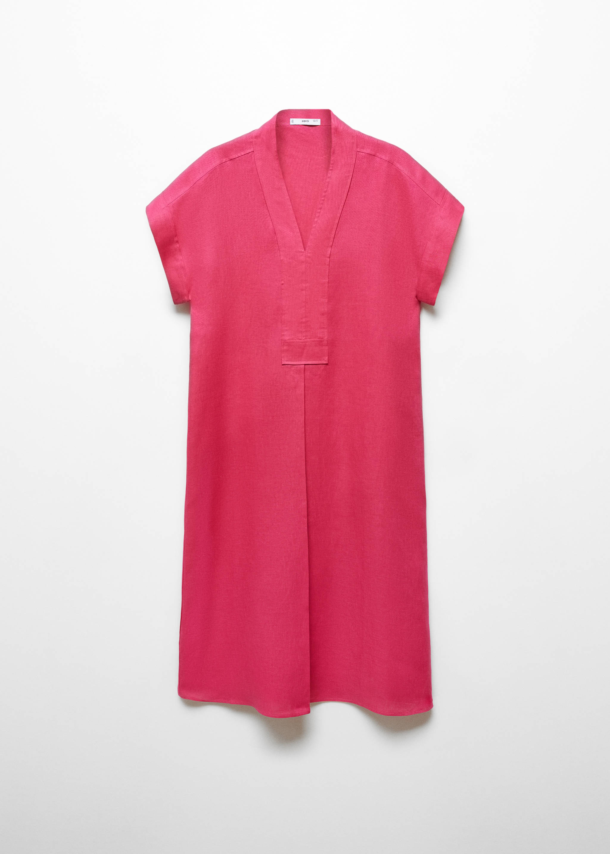 Linen-blend shirt dress - Article without model