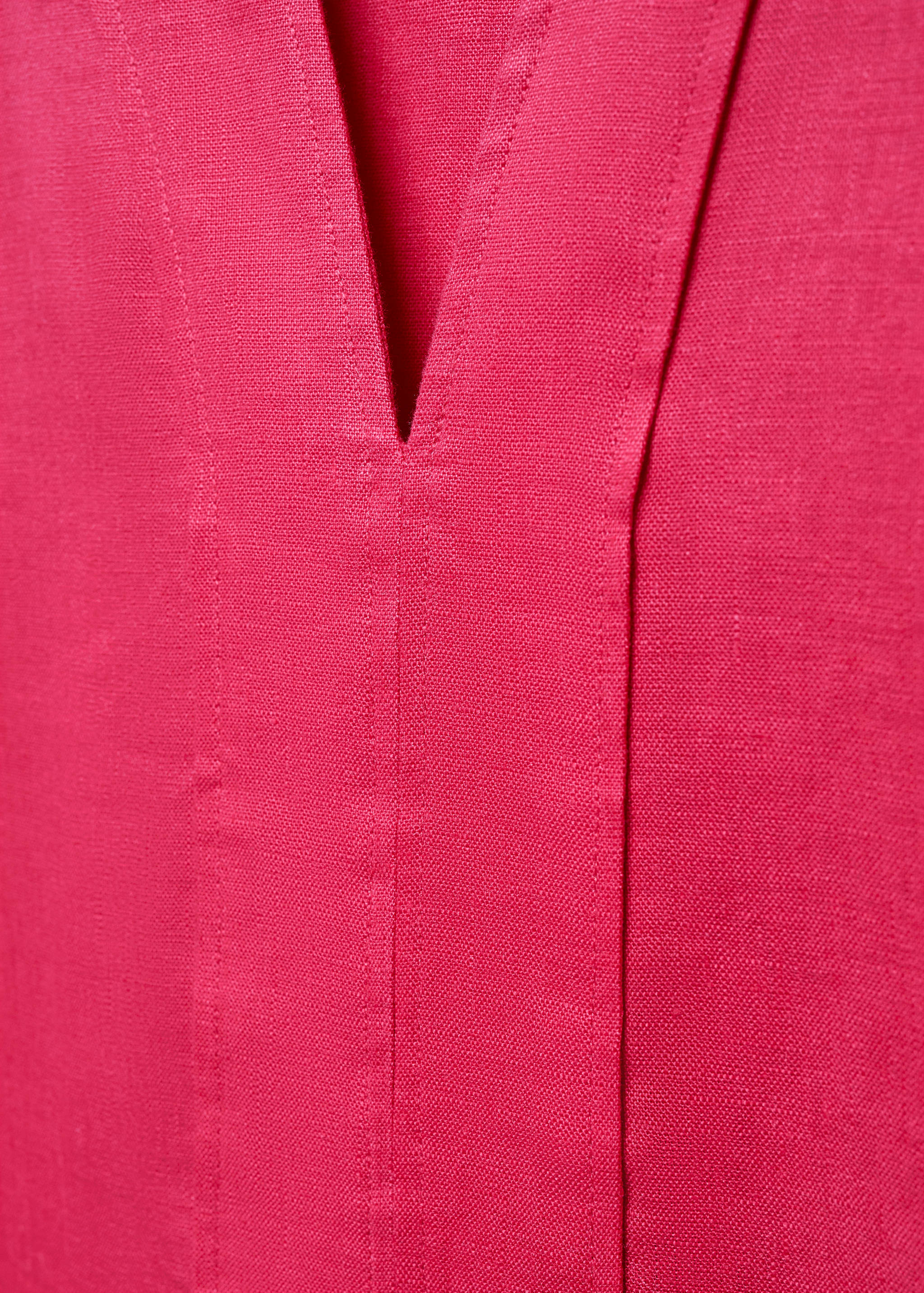 Linen-blend shirt dress - Details of the article 8