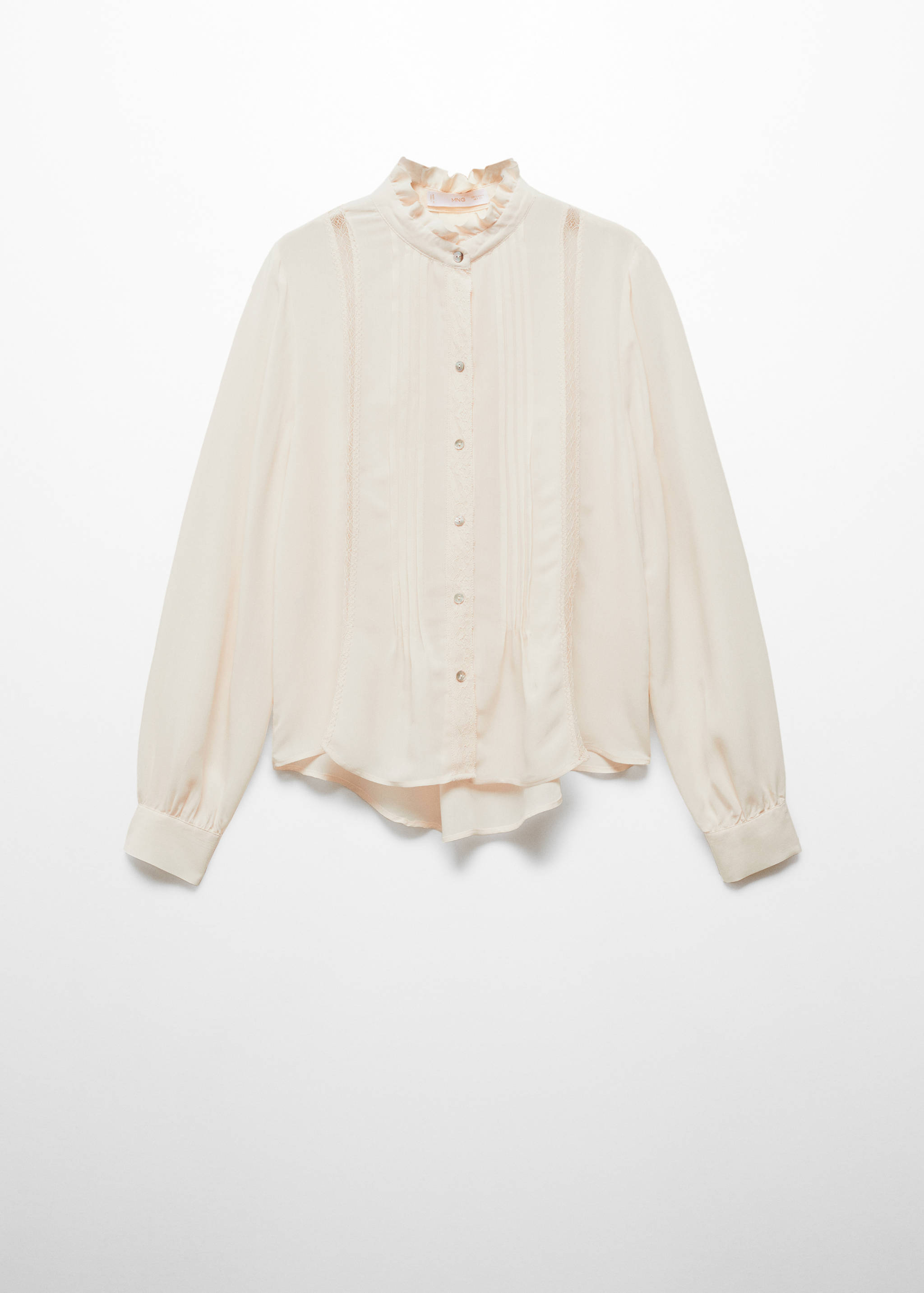 Camisa ribetes encaje - Artículo sin modelo