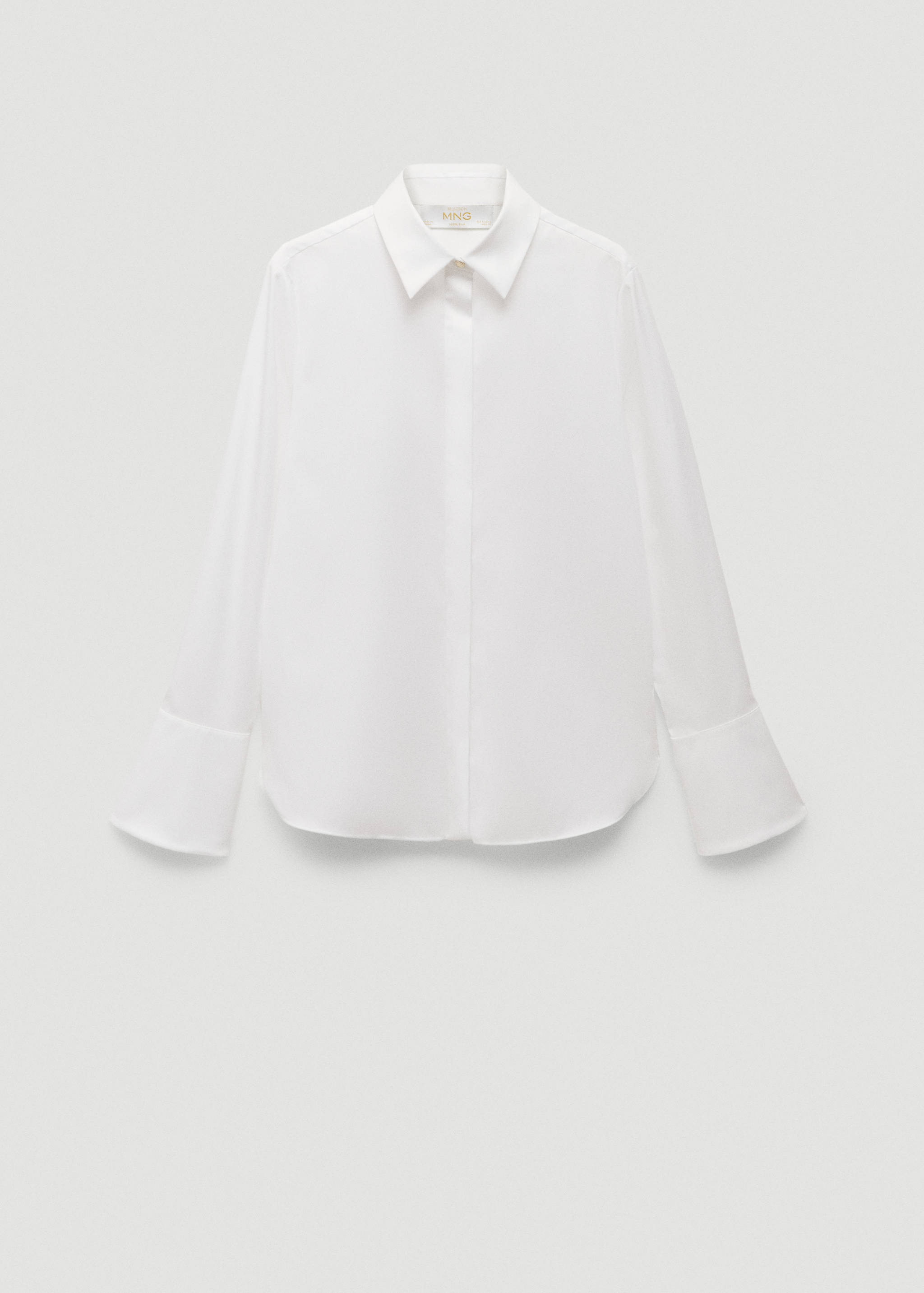 Cotton shirt with flared sleeves - Article without model