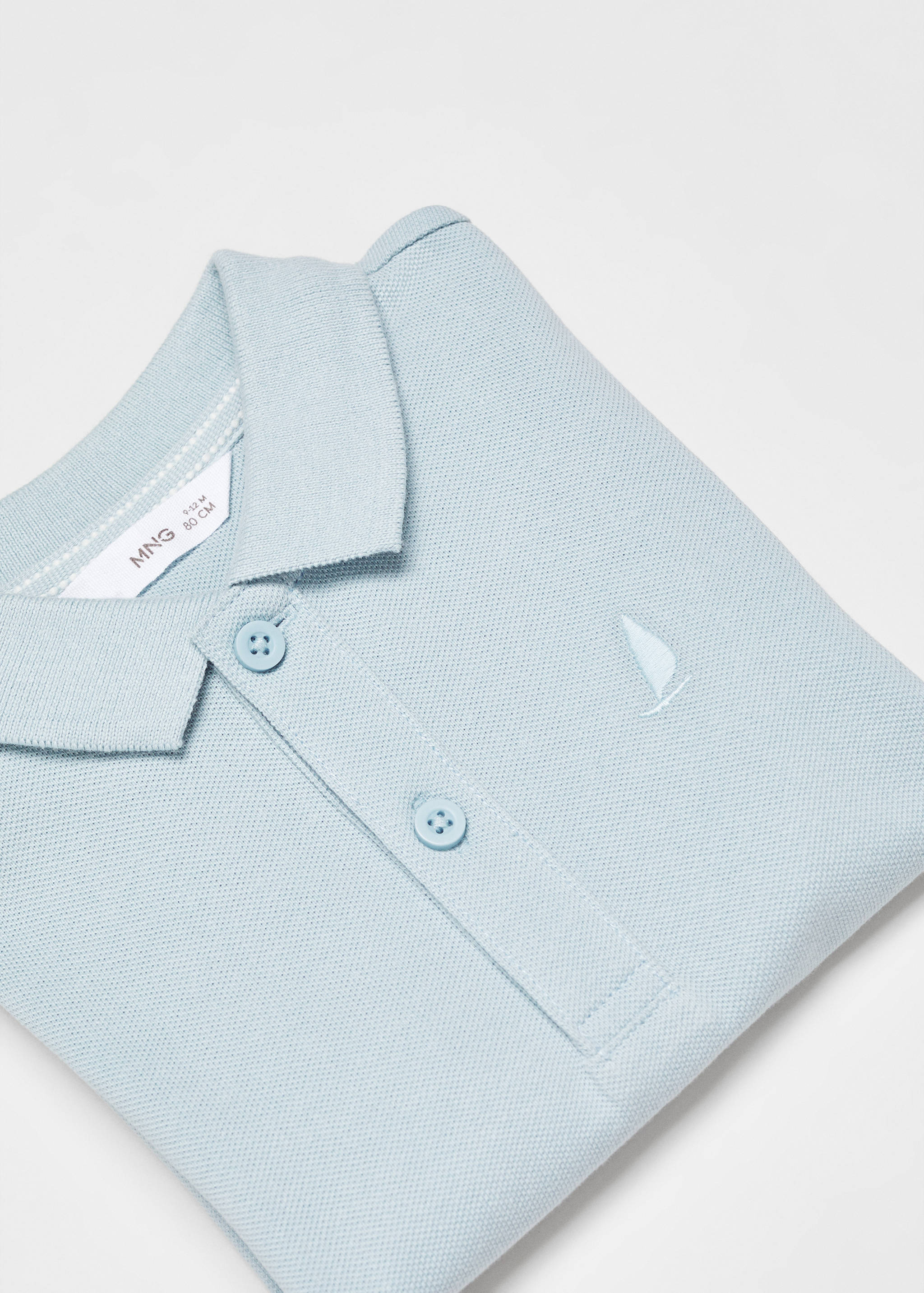 Polo coton texturé - Détail de l'article 0