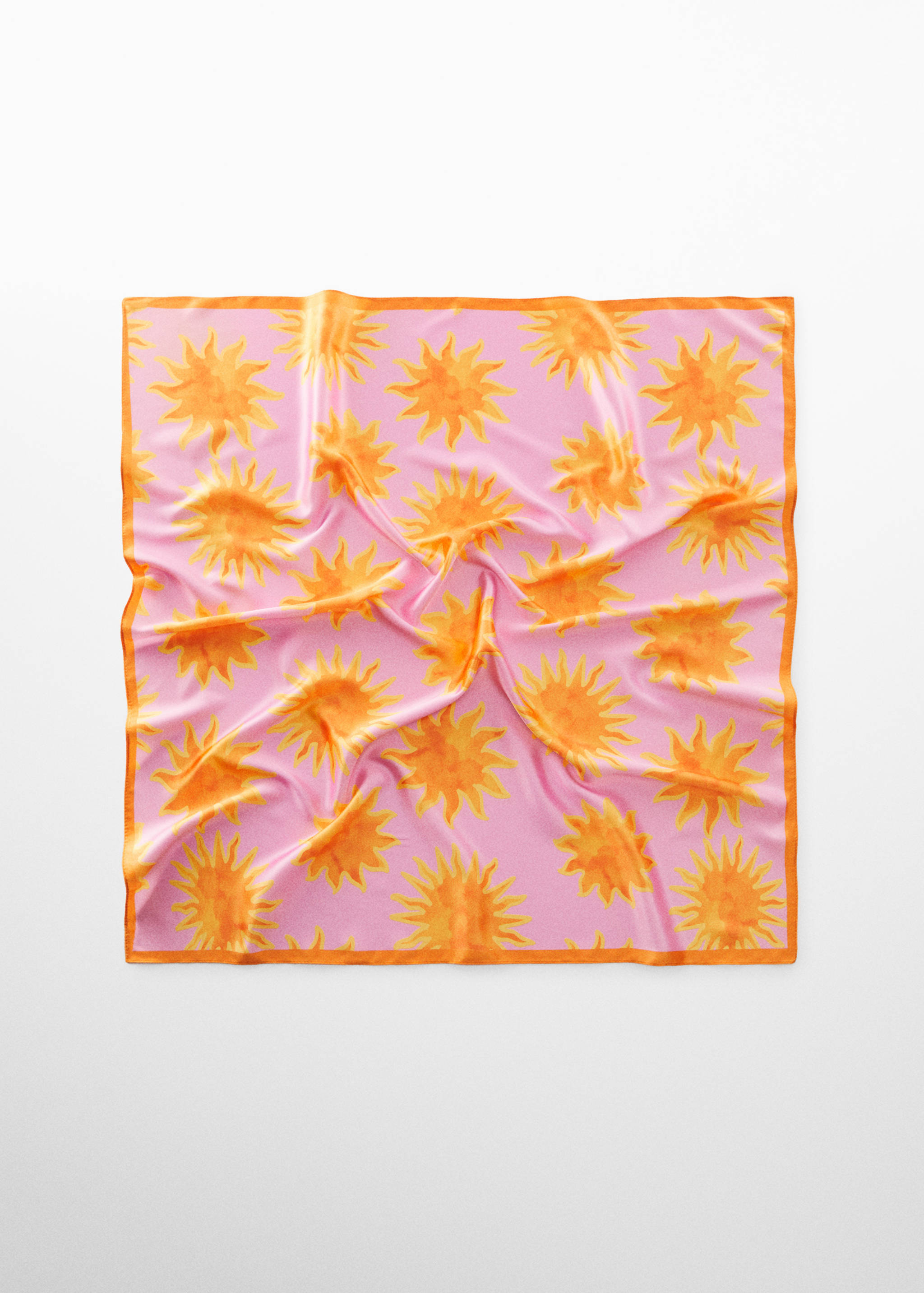 Bicolour printed scarf - Article without model