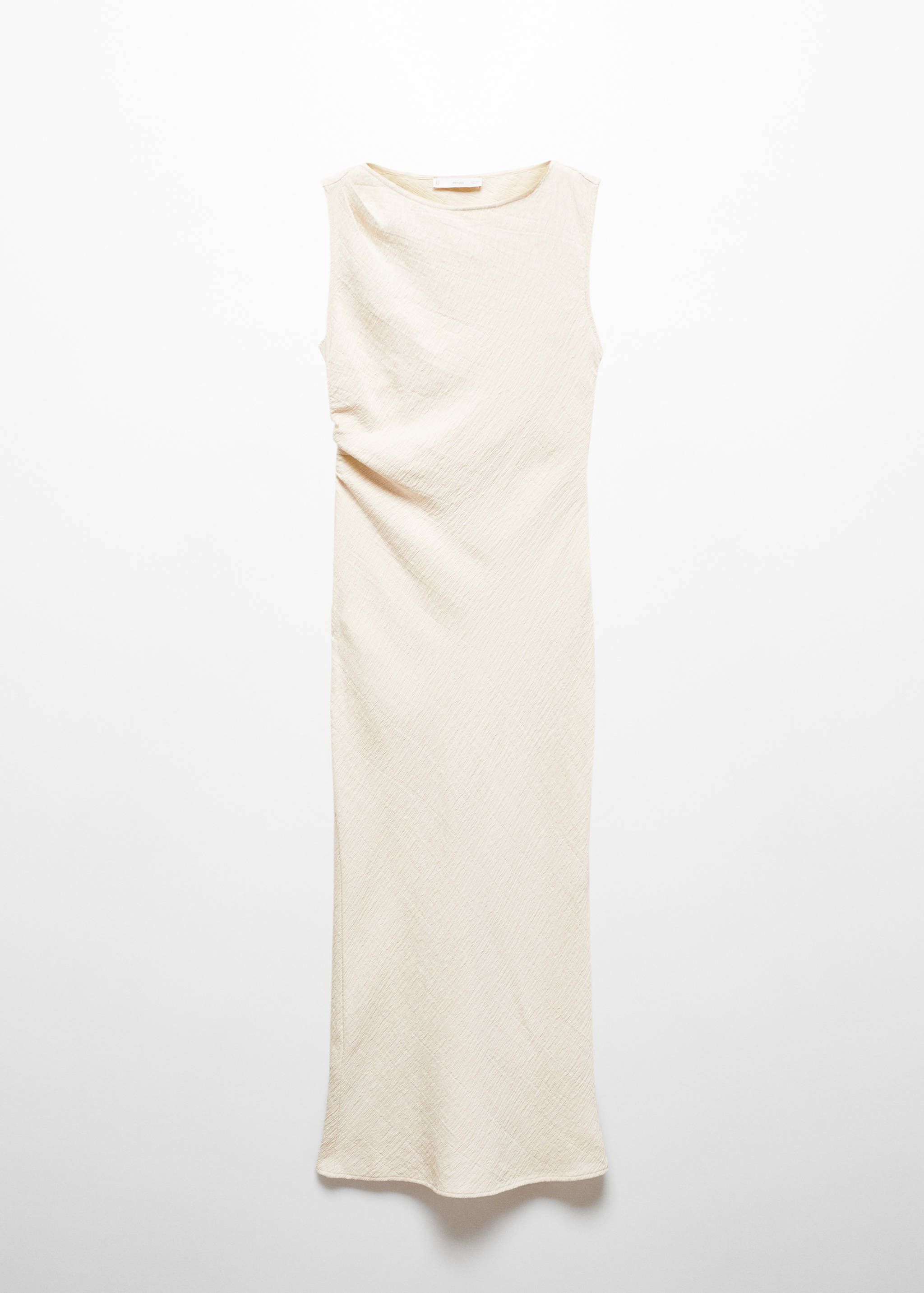 Draped dress with slit - Article without model