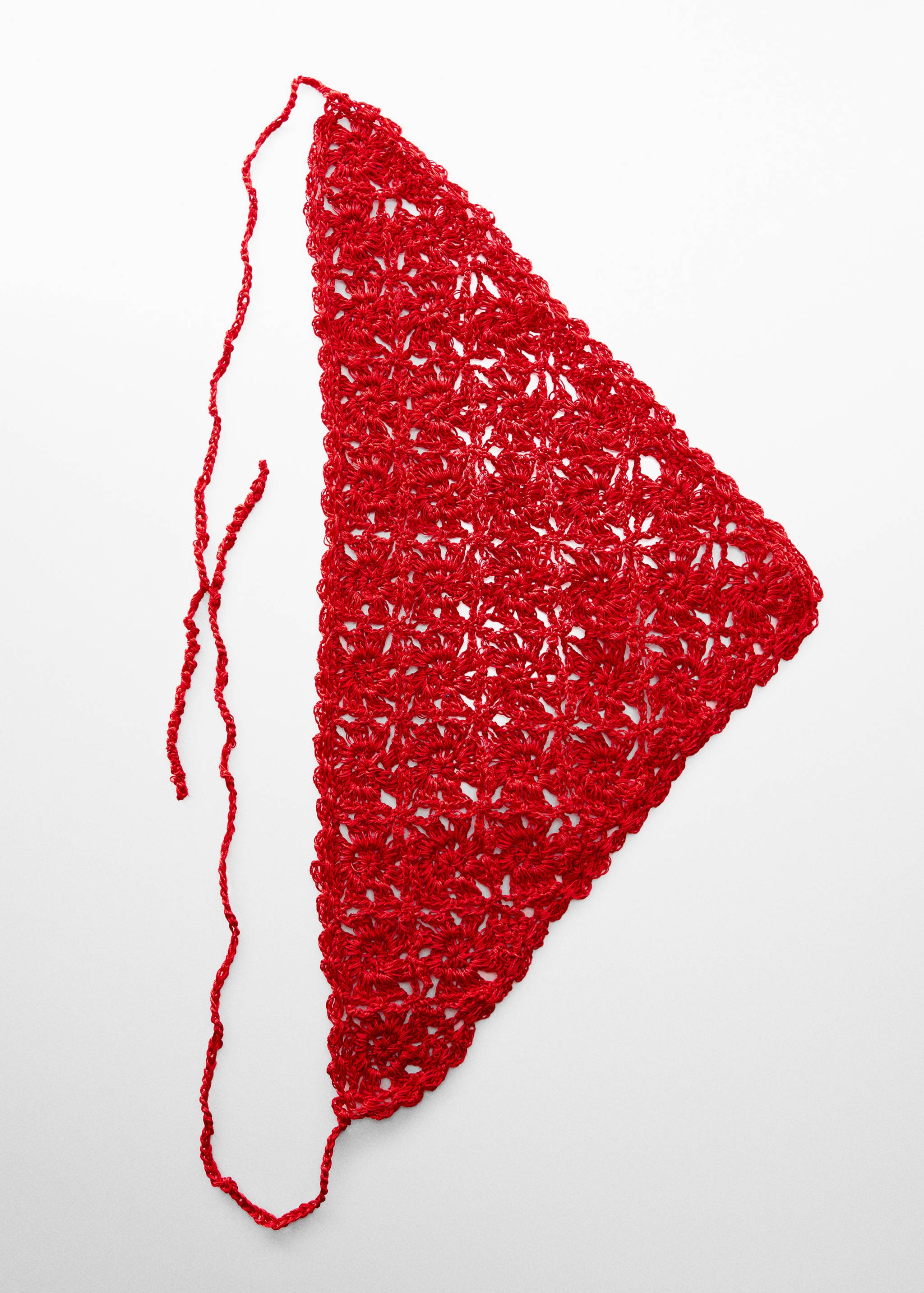 Crochet knit handkerchief - Medium plane