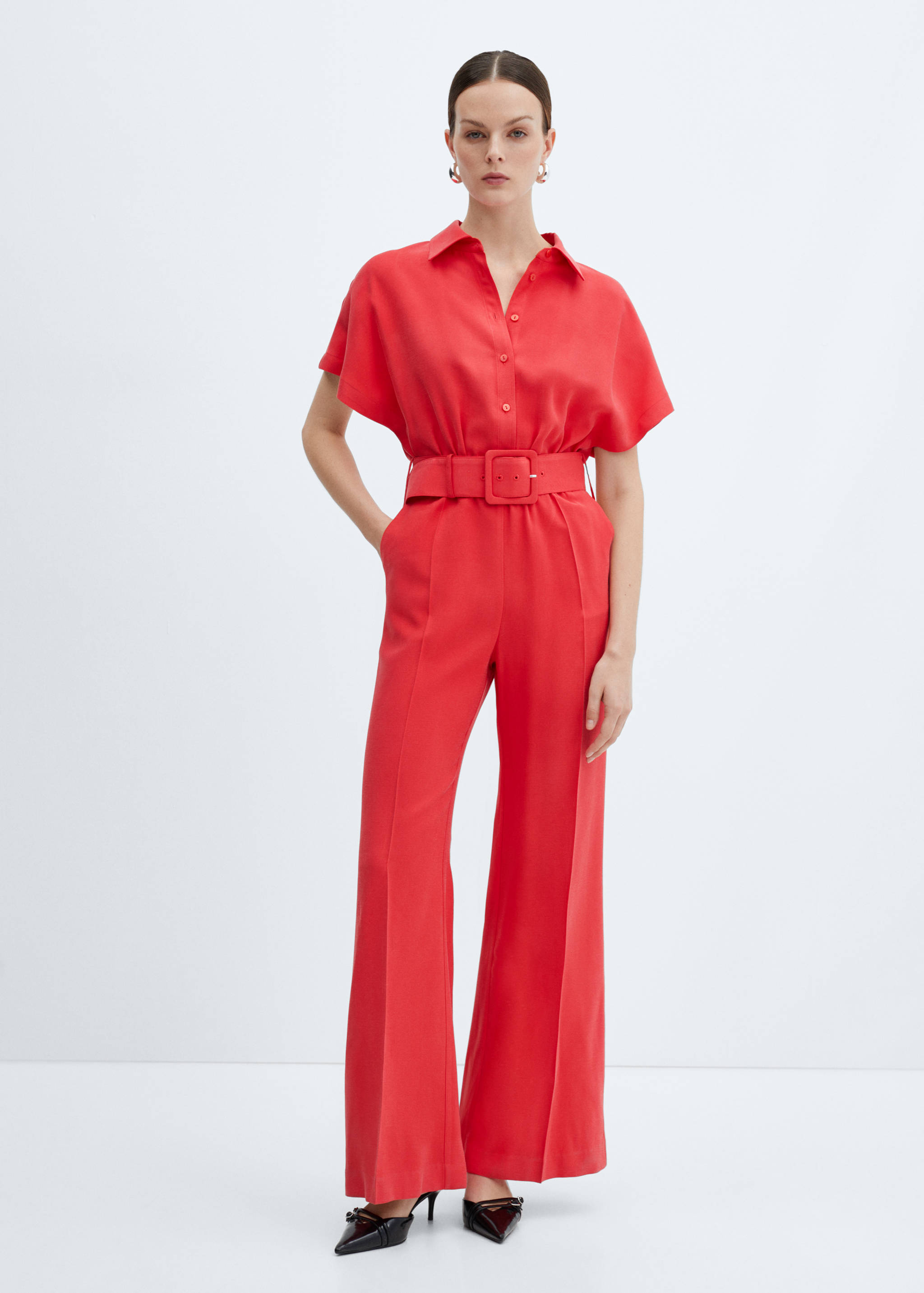 Belt long jumpsuit - General plane