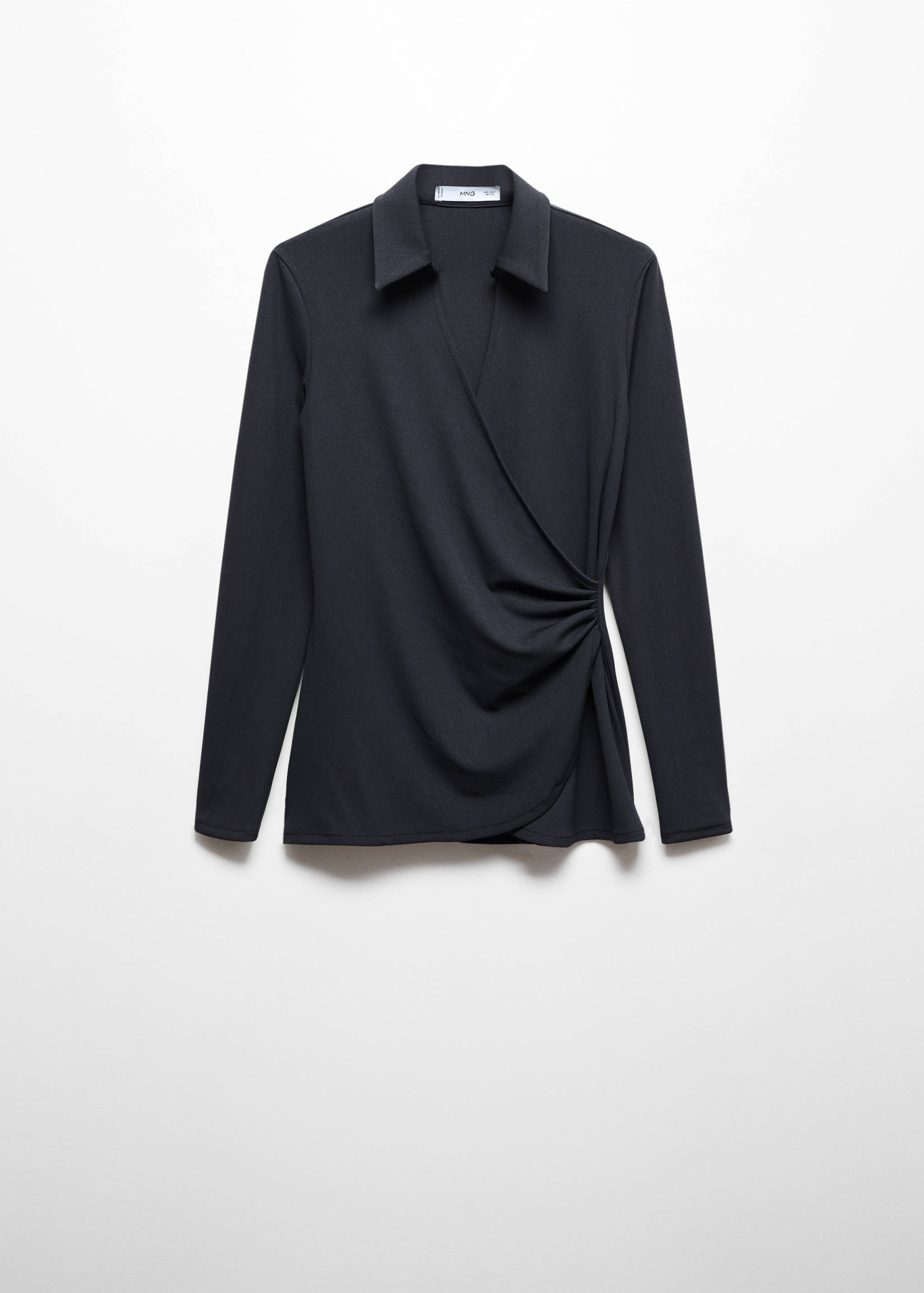 V-neckline wrap blouse - Article without model