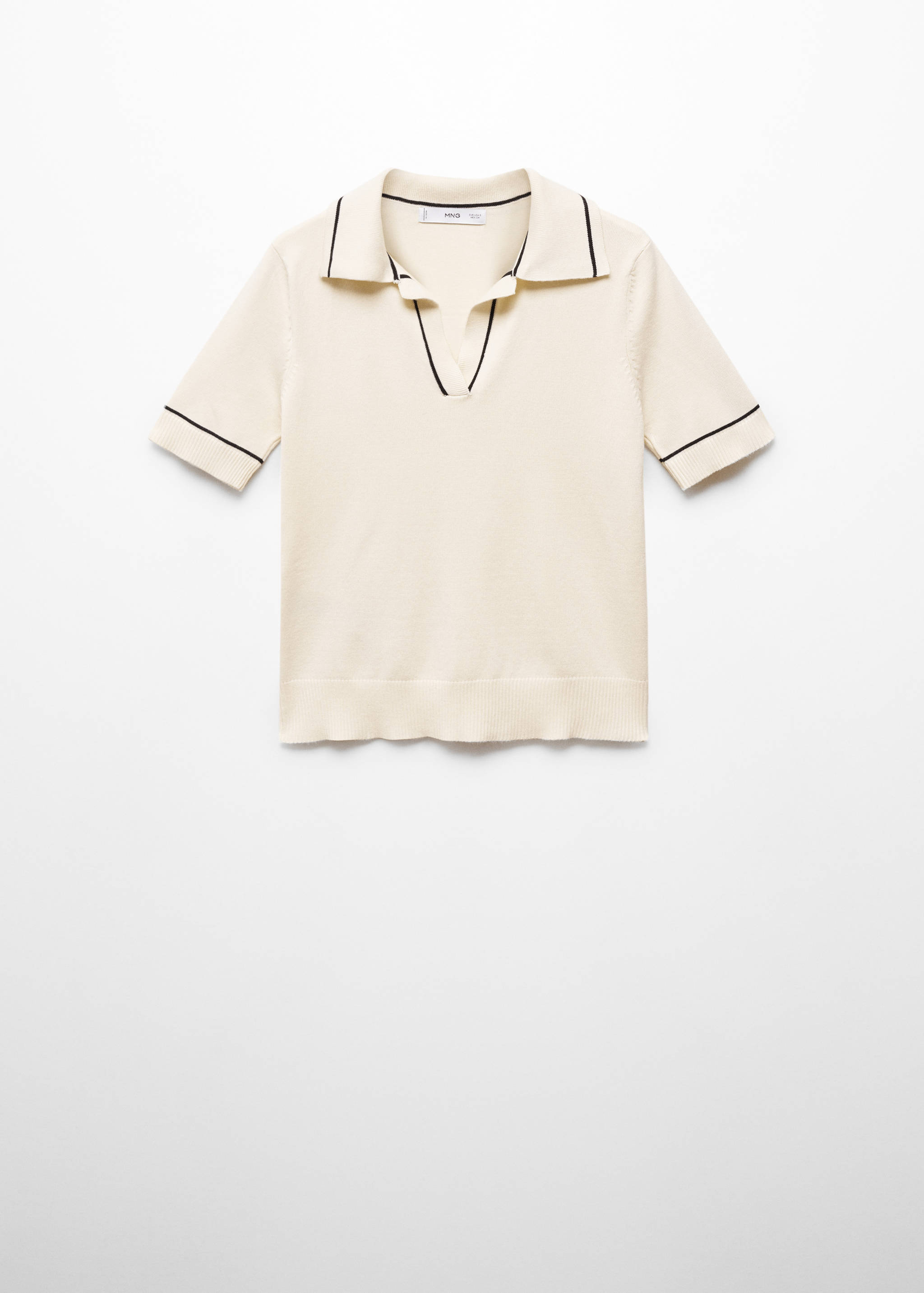 Jersey punto cuello polo - Artículo sin modelo