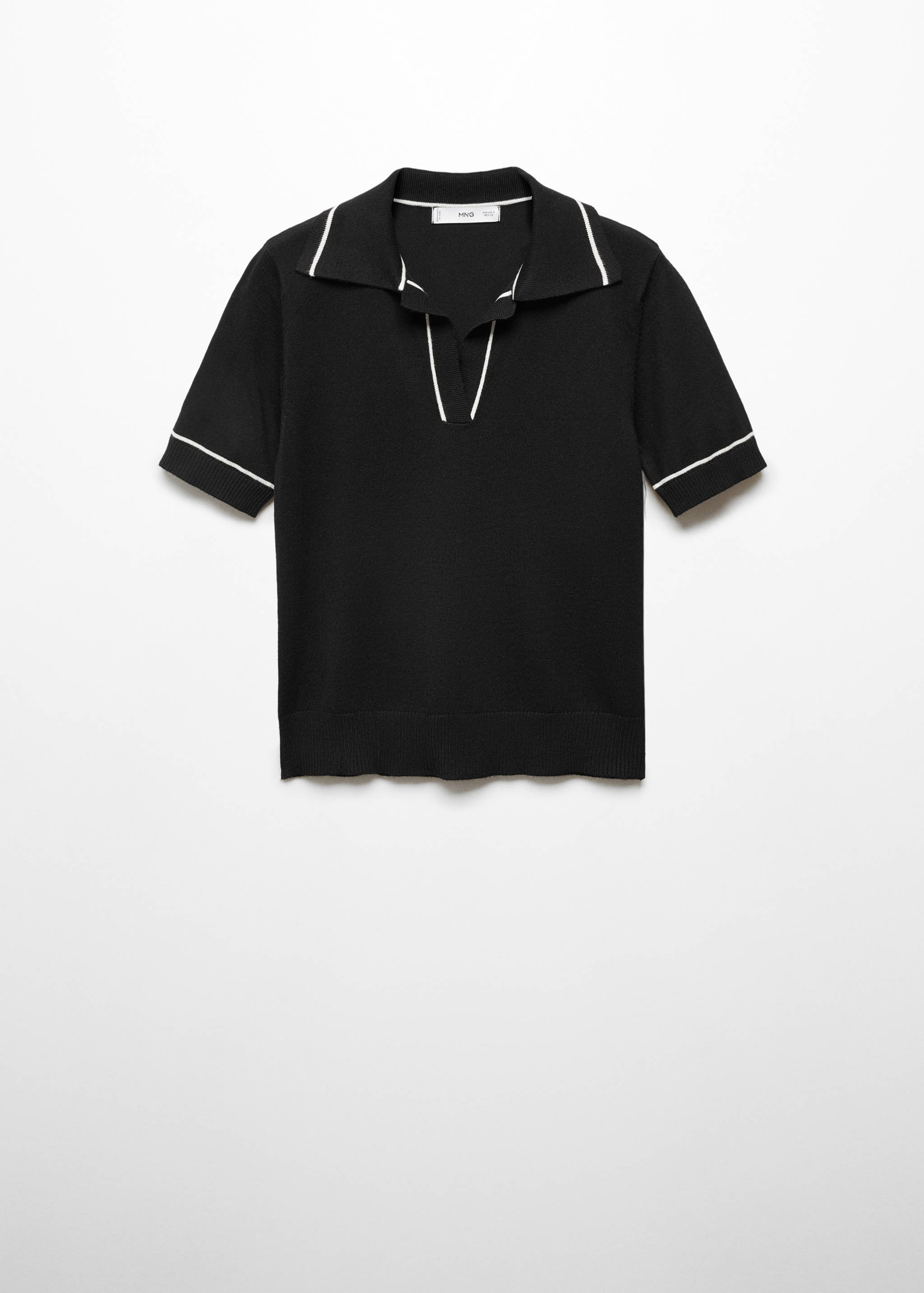 Jersey punto cuello polo - Artículo sin modelo