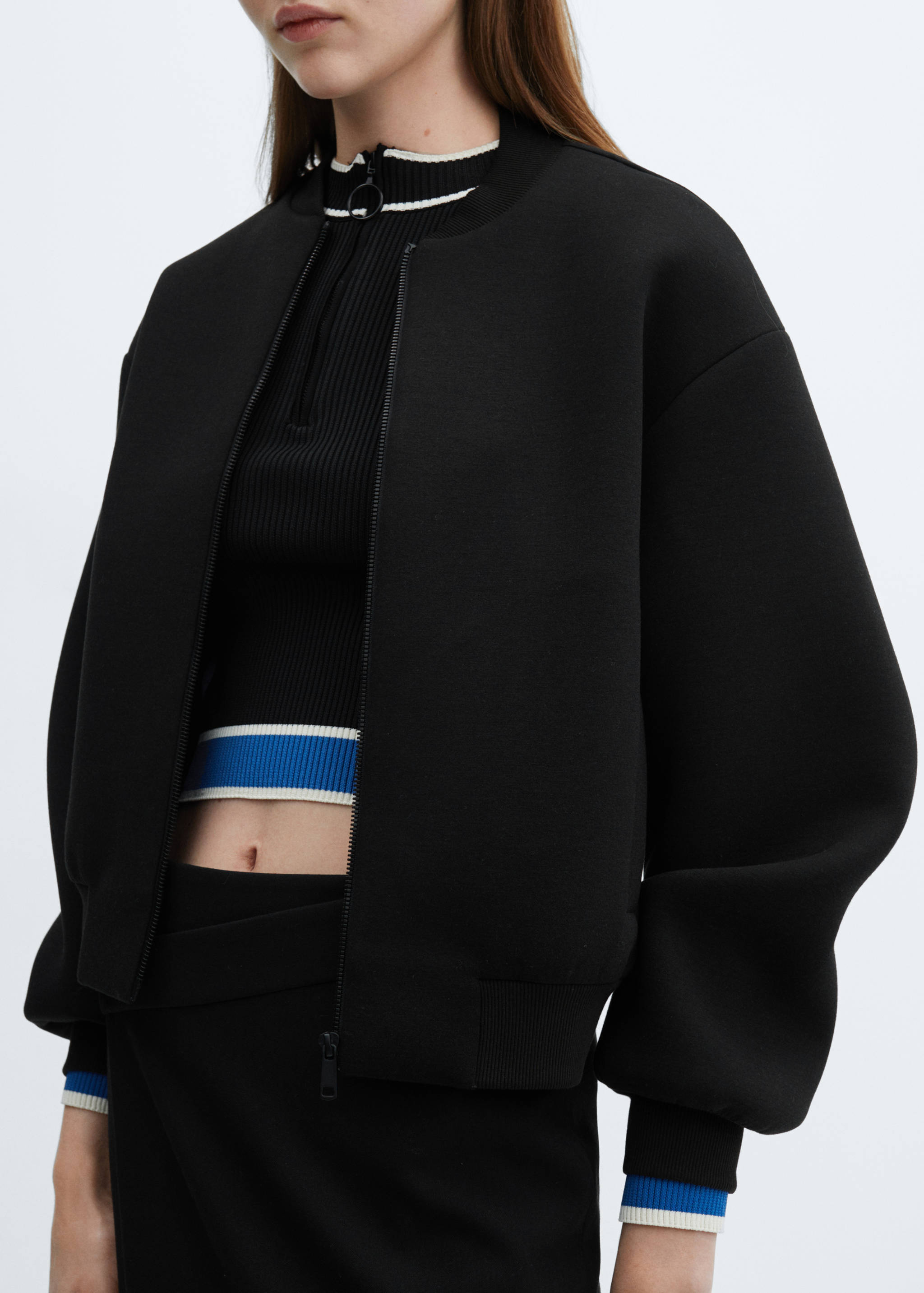 Veste bomber fermeture Éclair - Détail de l'article 6