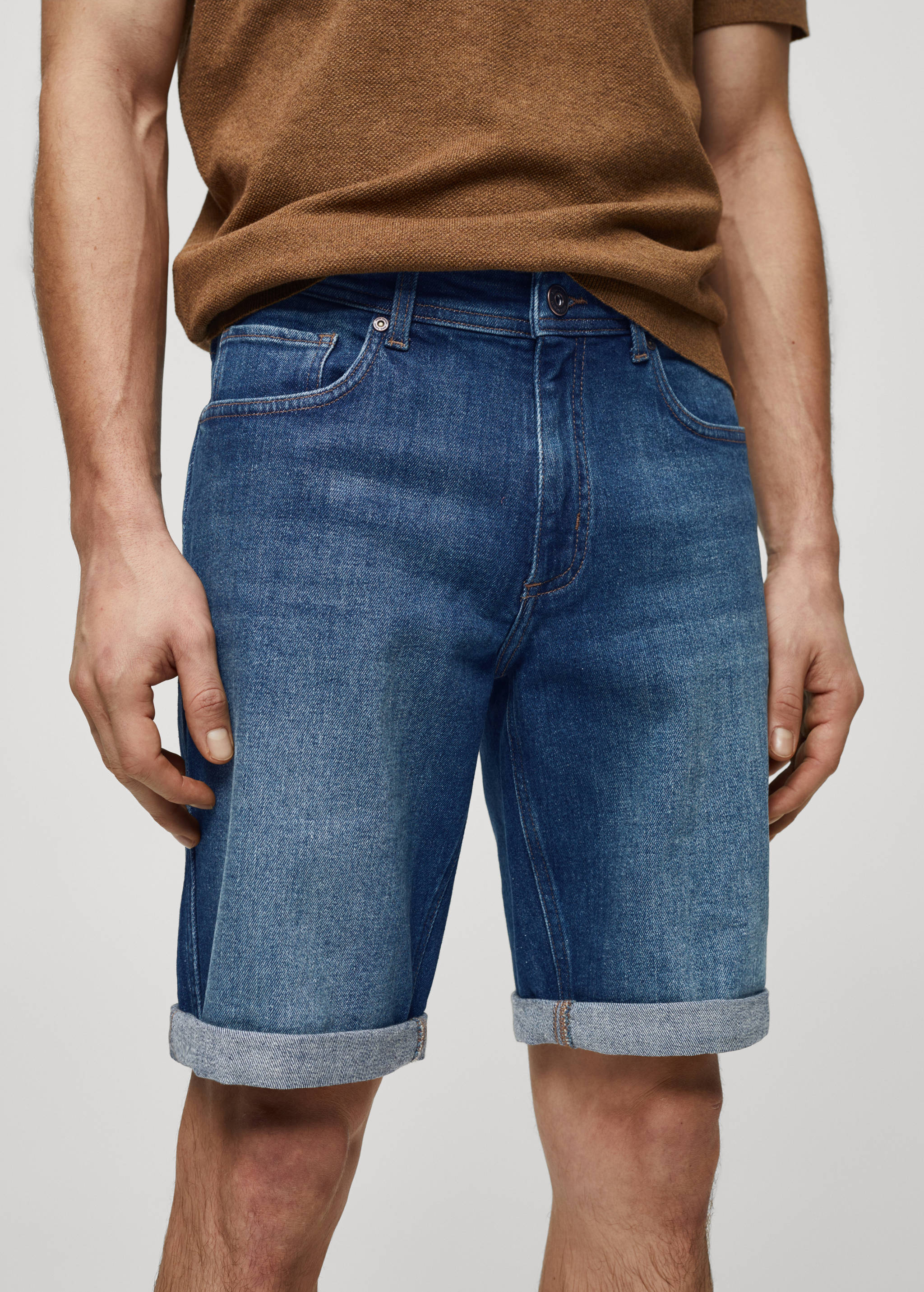 Bermuda en jean slim fit - Détail de l'article 1