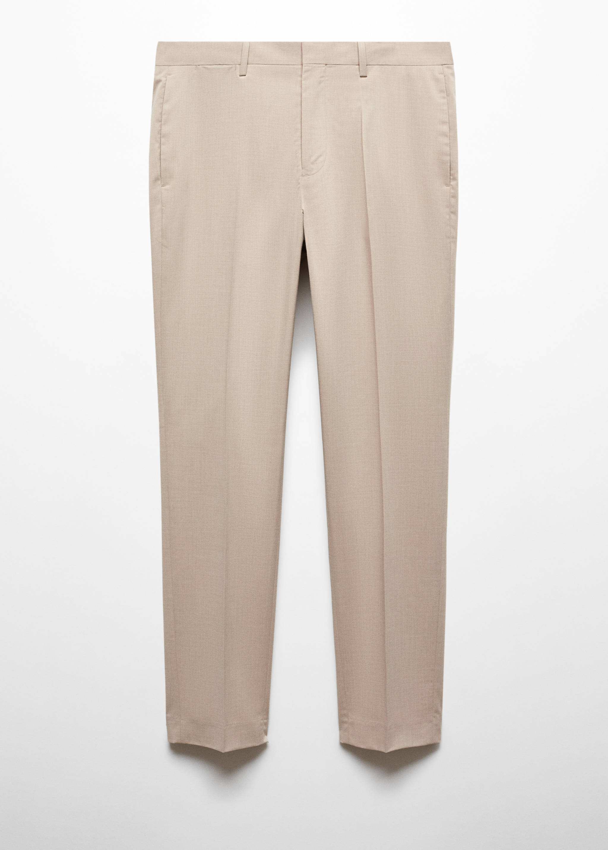 Stretch fabric super slim-fit suit trousers - Article without model
