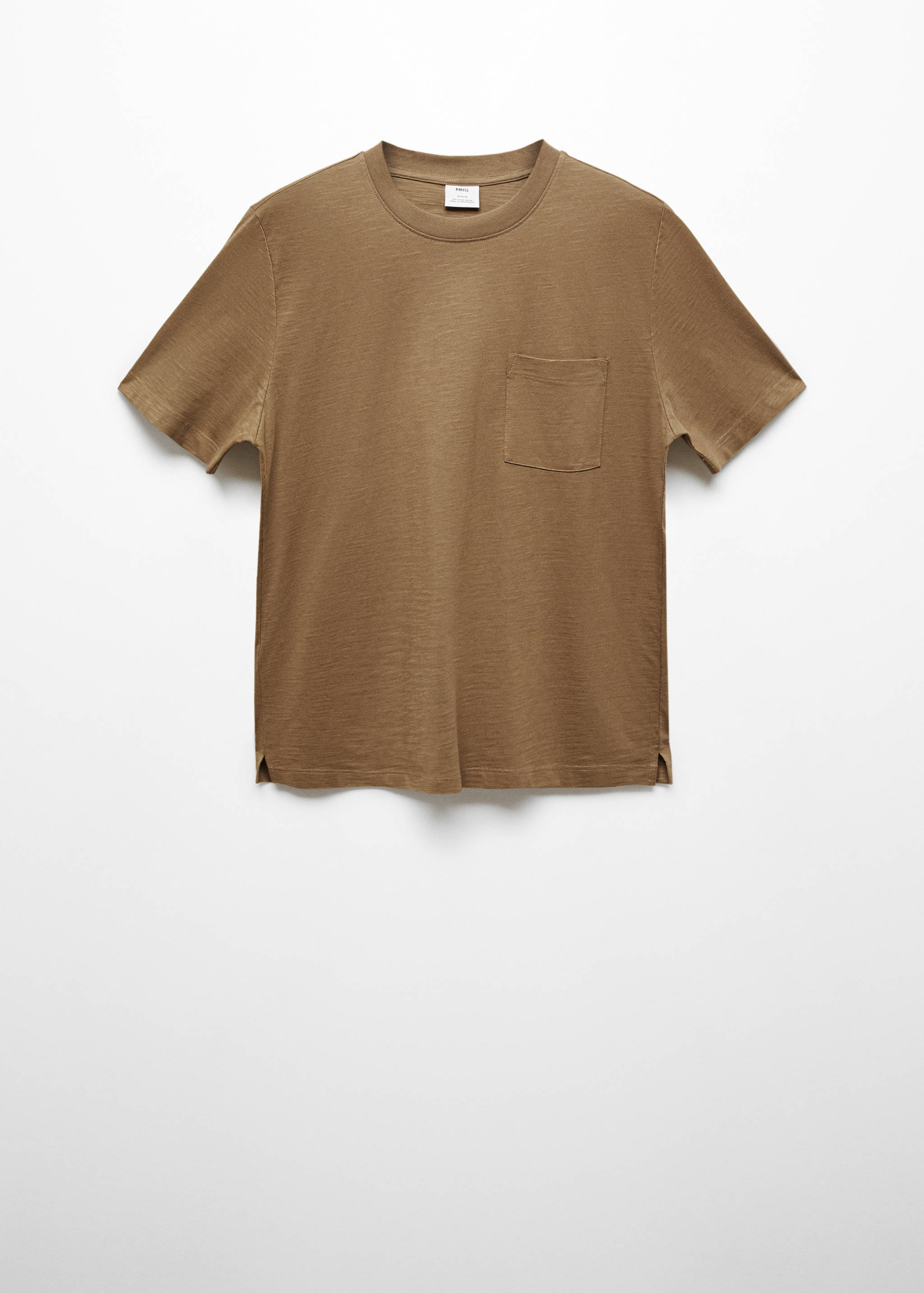 T-shirt poche 100 % coton - Article sans modèle