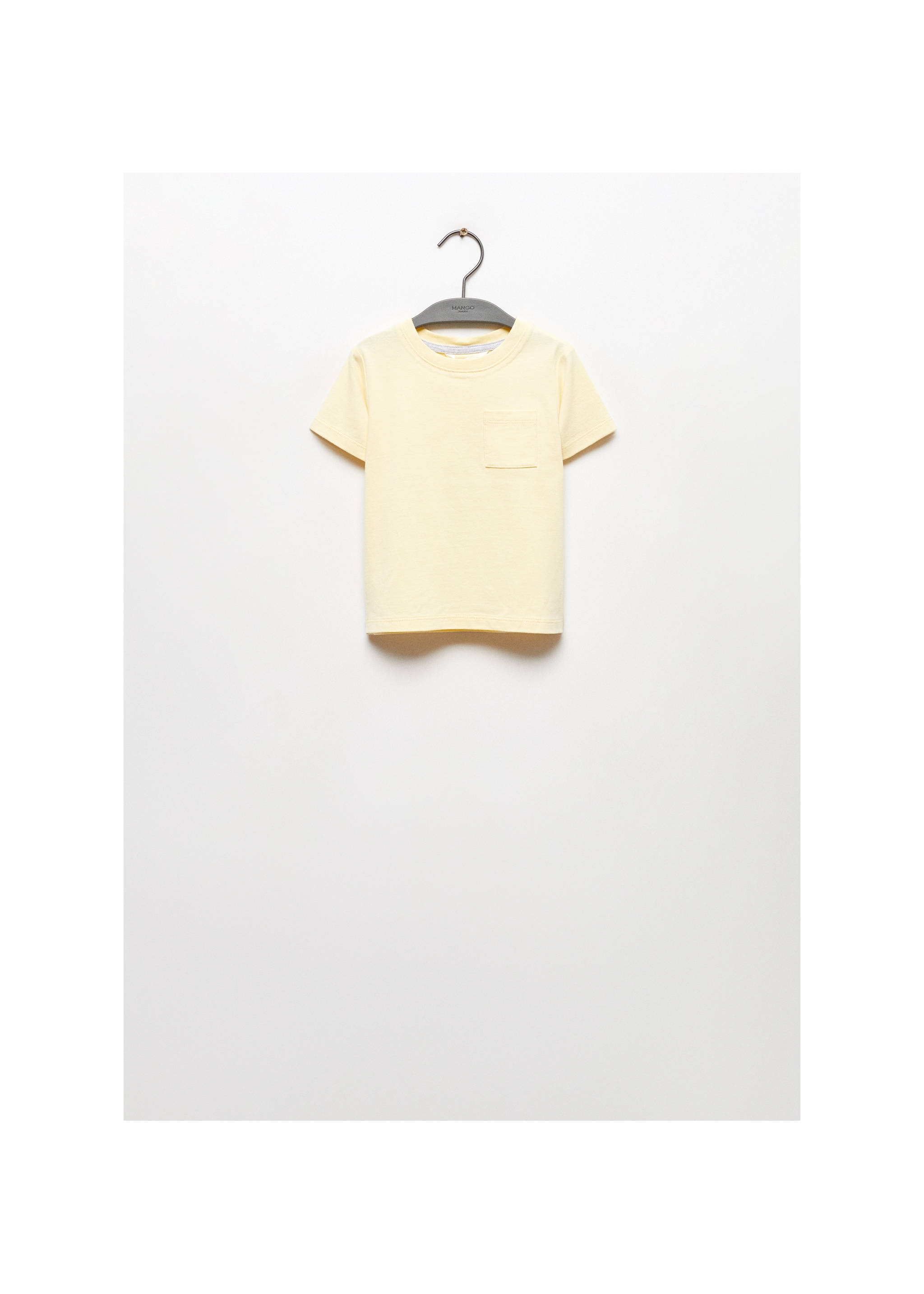 Camiseta básica algodón - Artículo sin modelo, Amarillo. Ref: 67025998-00.