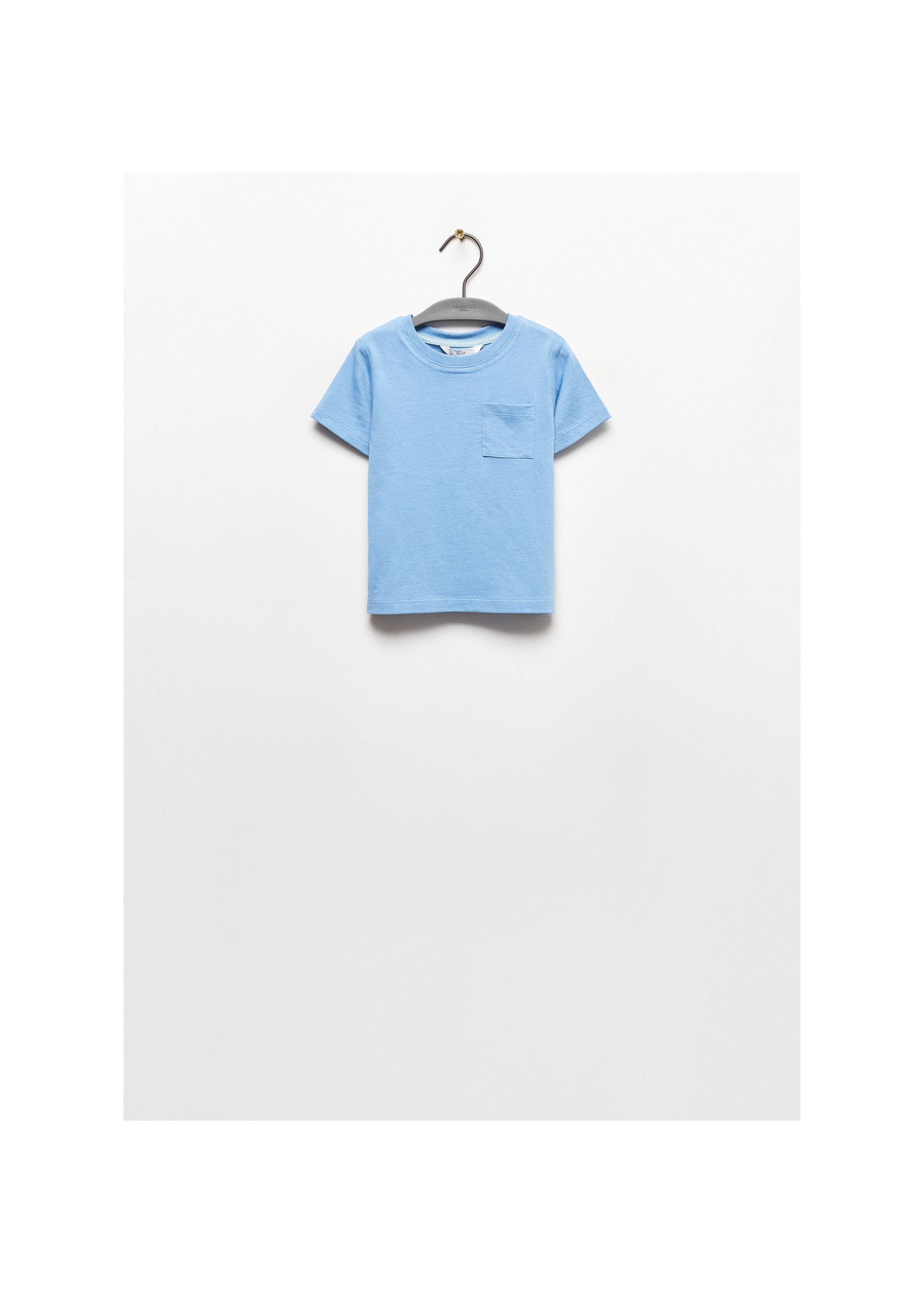 Camiseta básica algodón - Artículo sin modelo, Azul. Ref: 67025998-00.