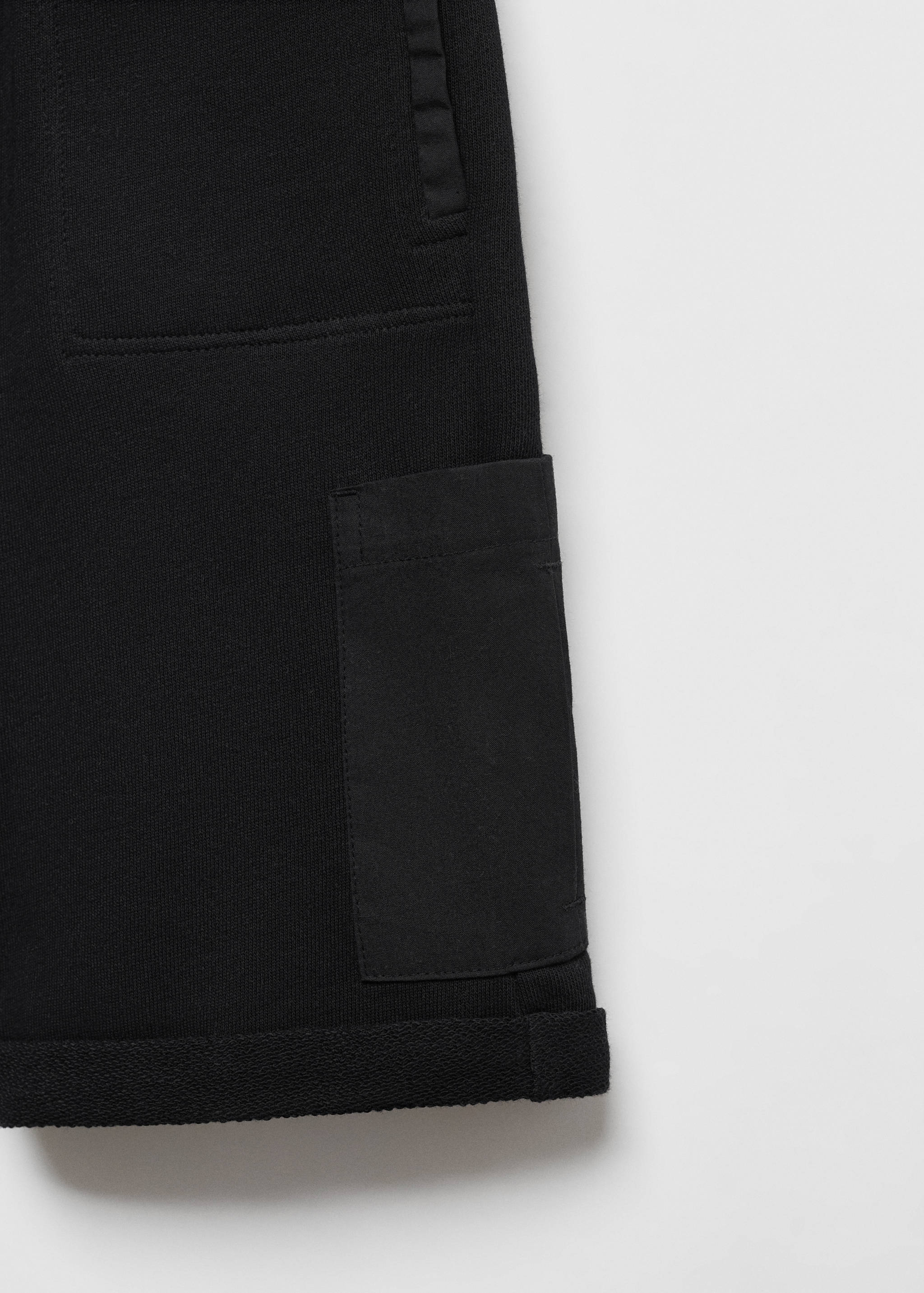 Calções compridos de algodão com cintura elástica - Pormenor do artigo 8