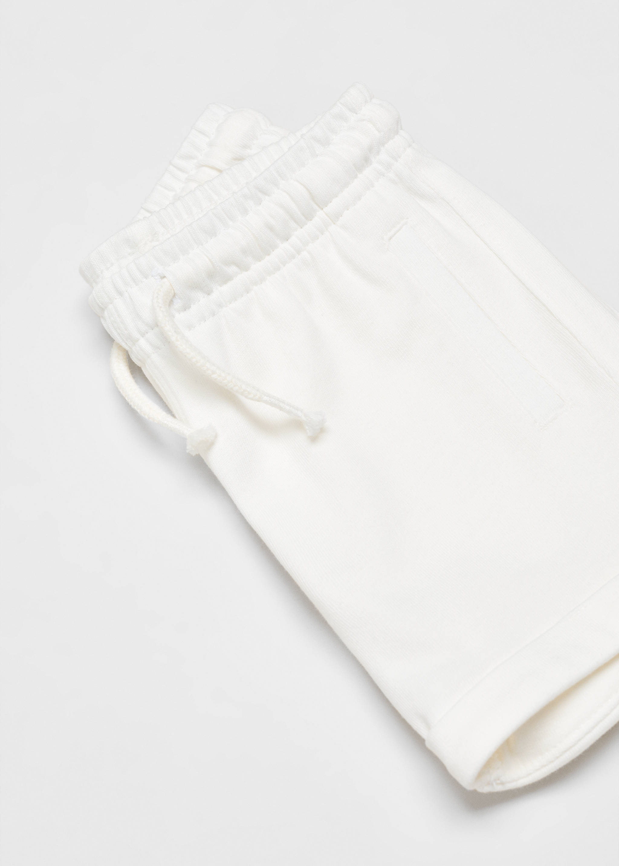 Хлопковые бермуды с эластичным поясом - Деталь изделия 0