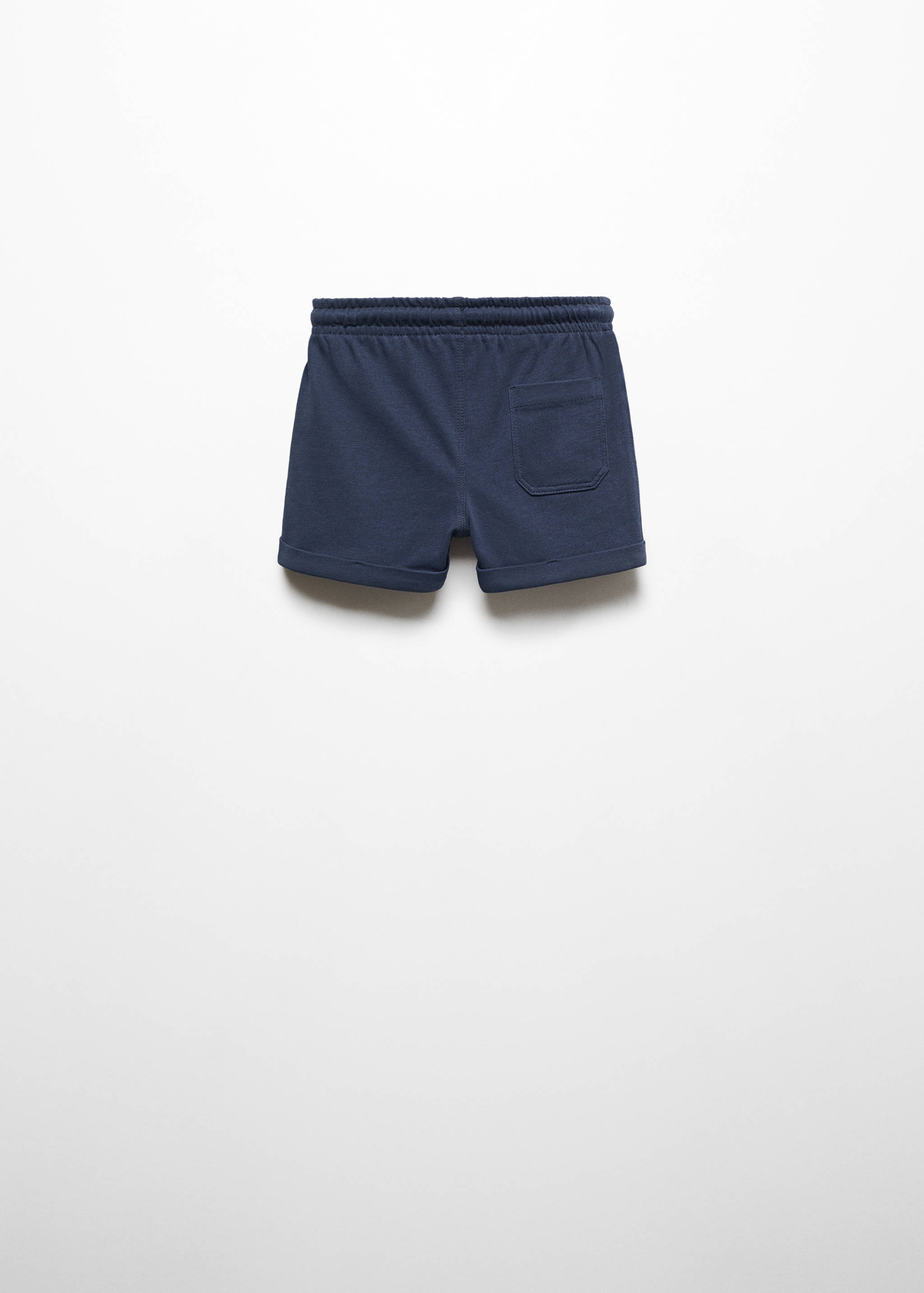 Хлопковые бермуды с эластичным поясом - Обратная сторона изделия