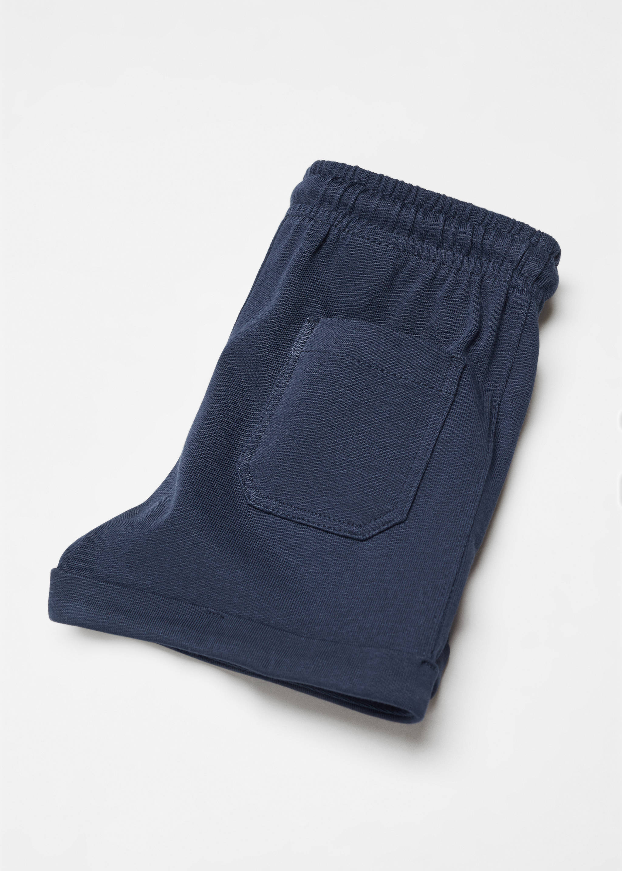 Хлопковые бермуды с эластичным поясом - Деталь изделия 0