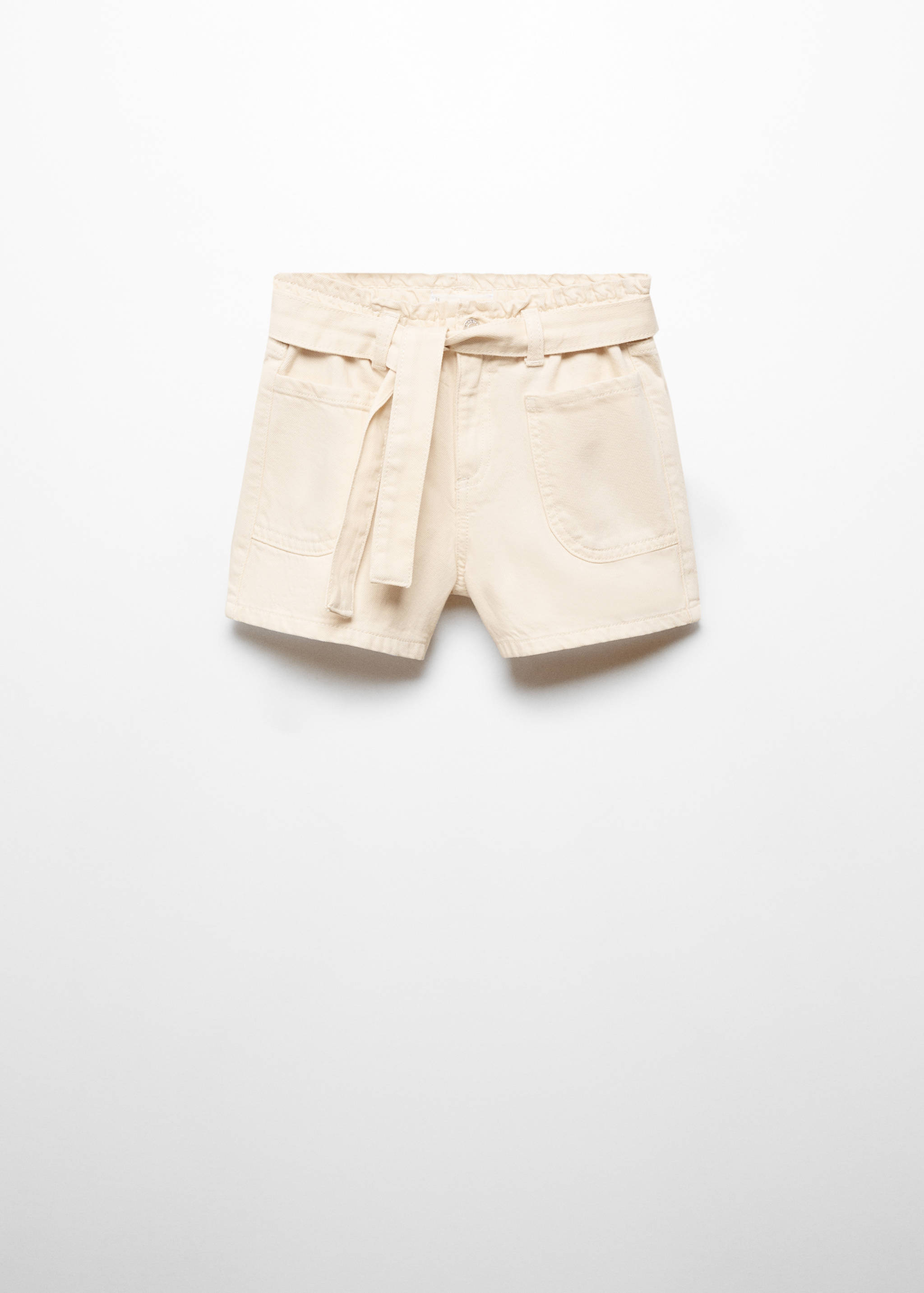 Paperbag shorts with belt - Article without model