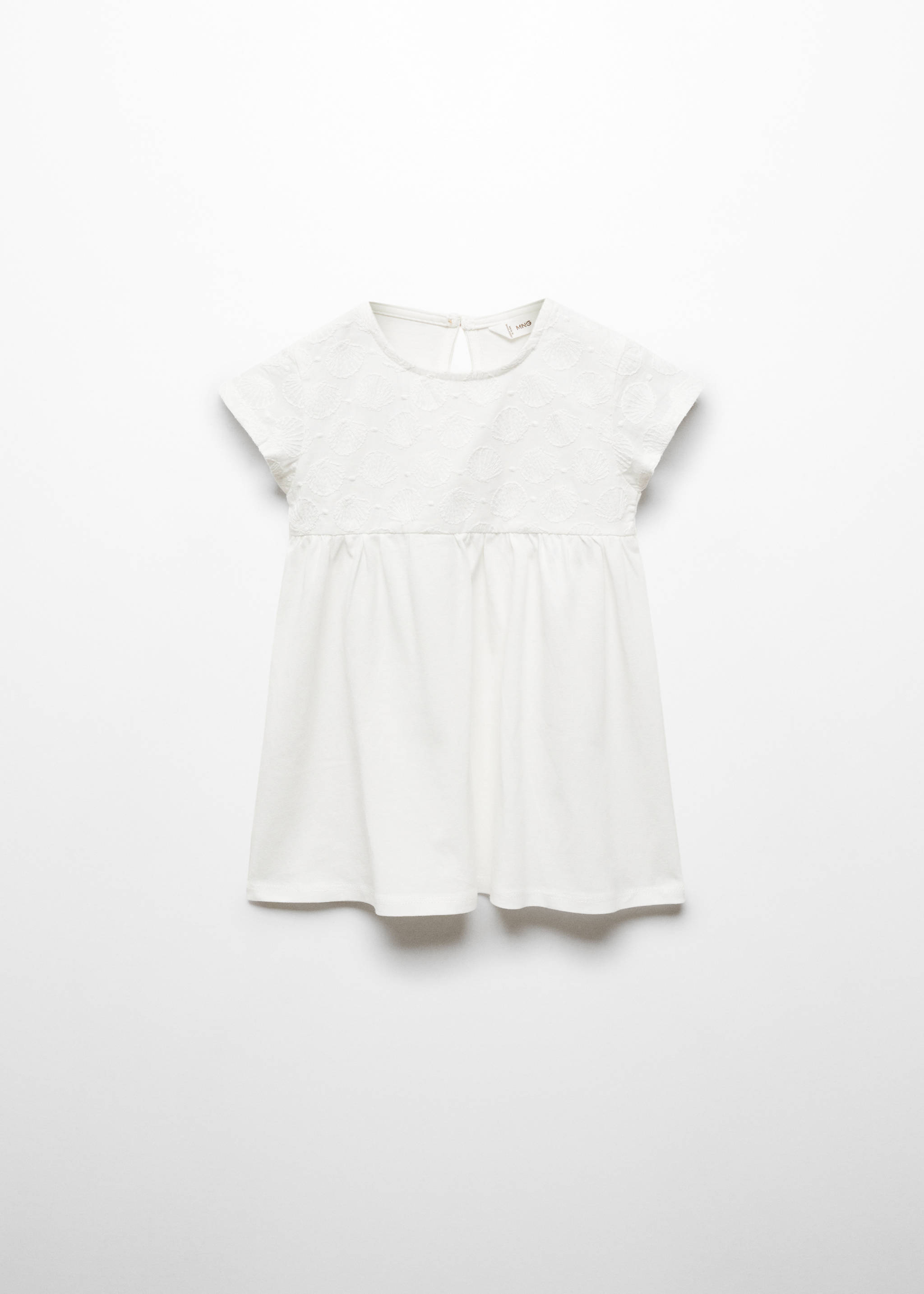 Robe imprimée brodée - Article sans modèle