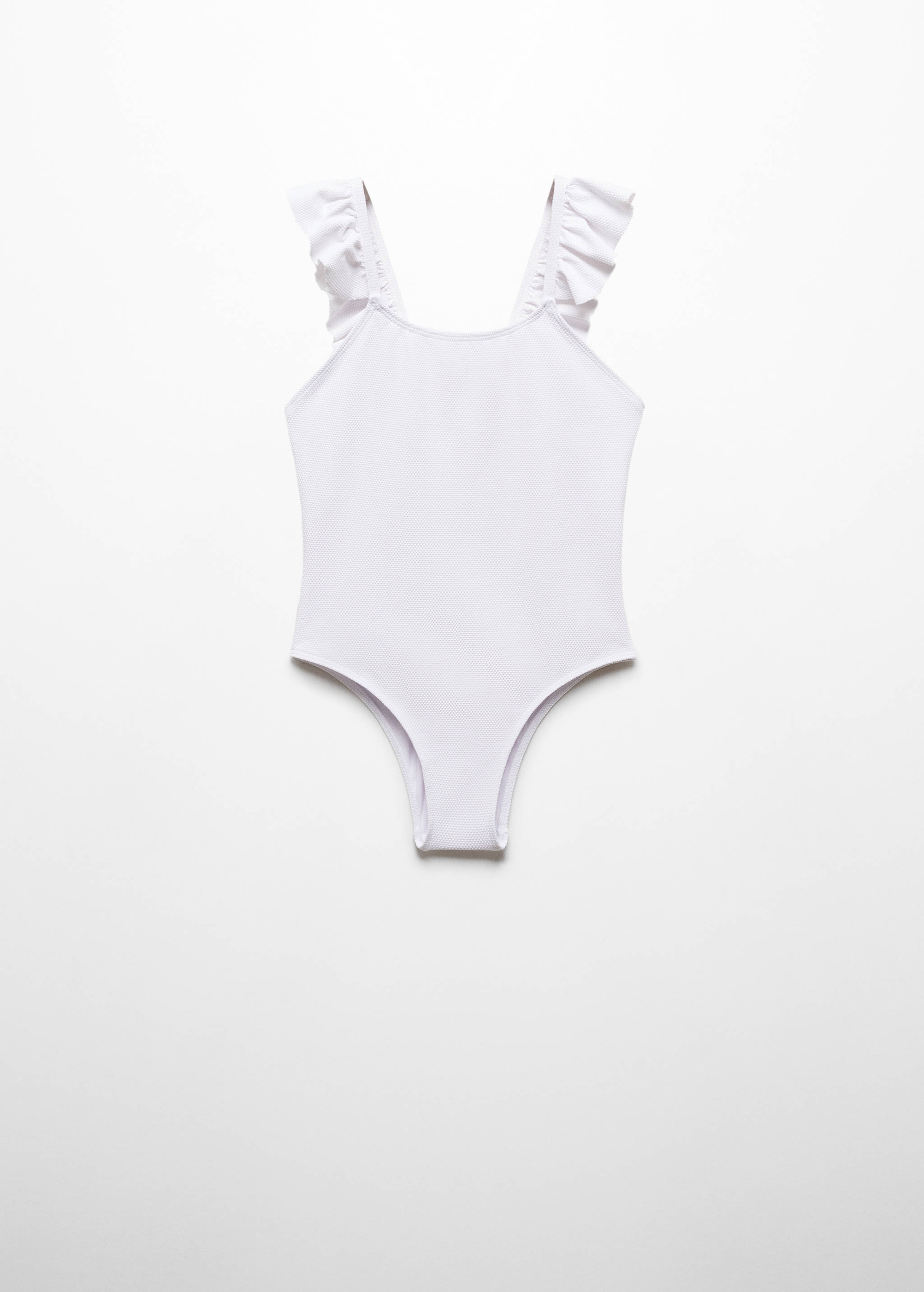 Texture ruffle swimsuit - Article without model