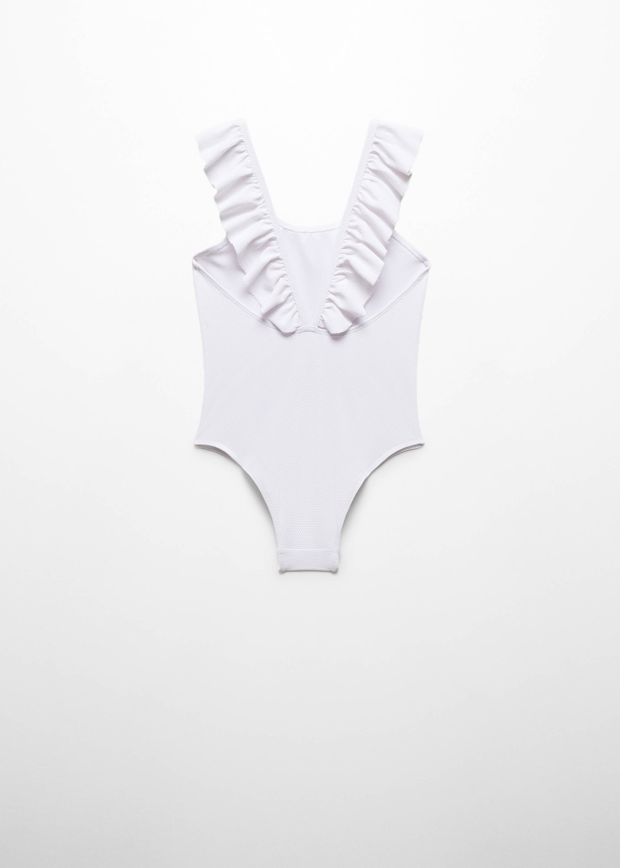 Texture ruffle swimsuit - Reverse of the article