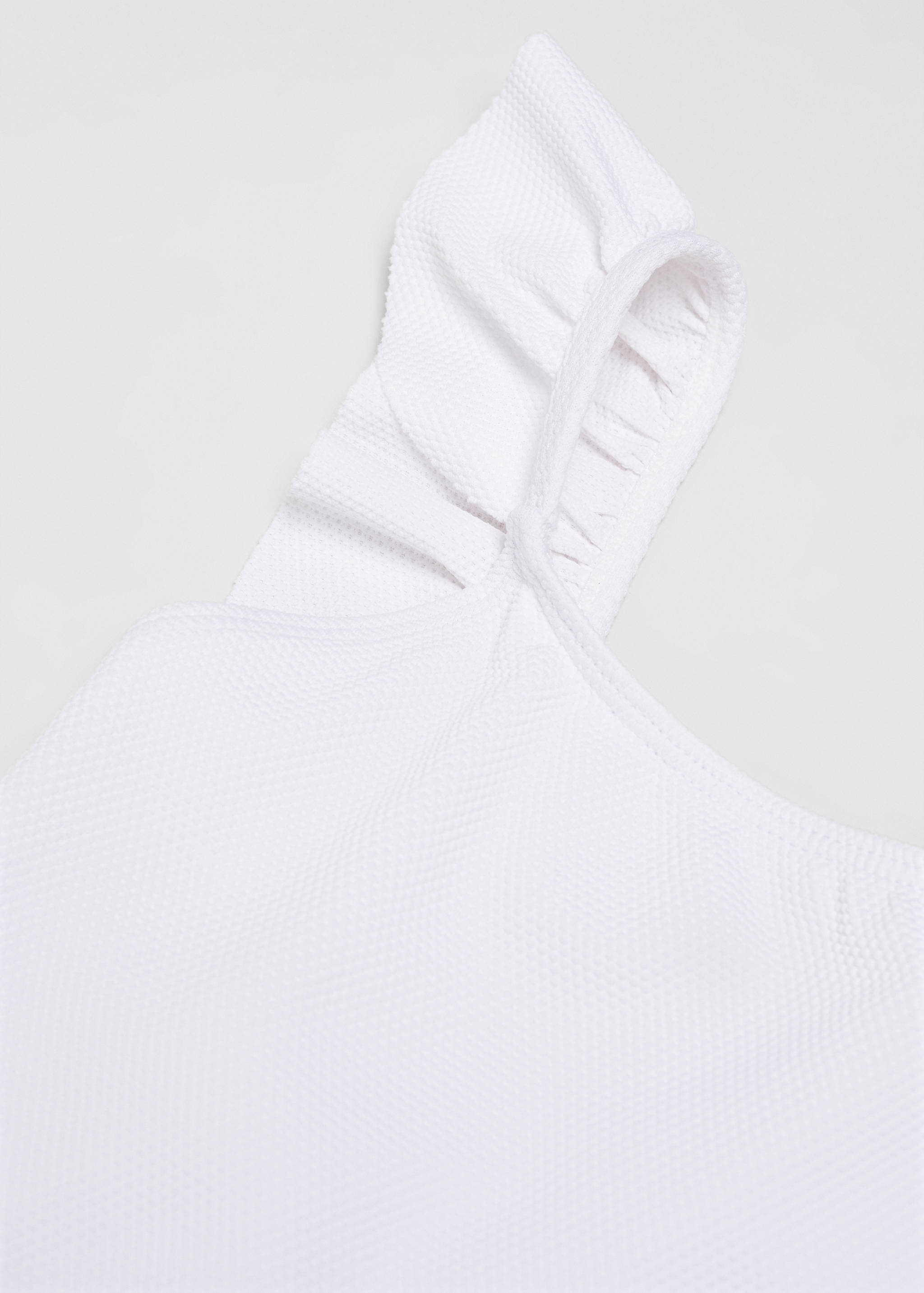 Texture ruffle swimsuit - Details of the article 8
