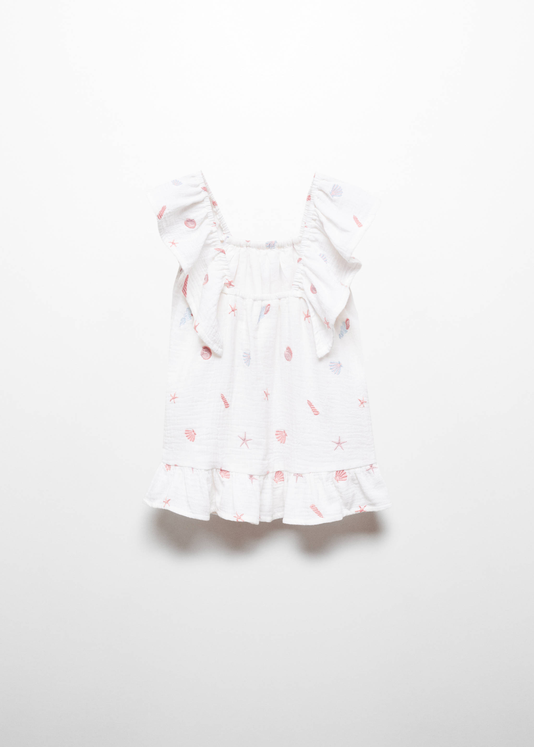 Vestido bordado algodón - Reverso del artículo