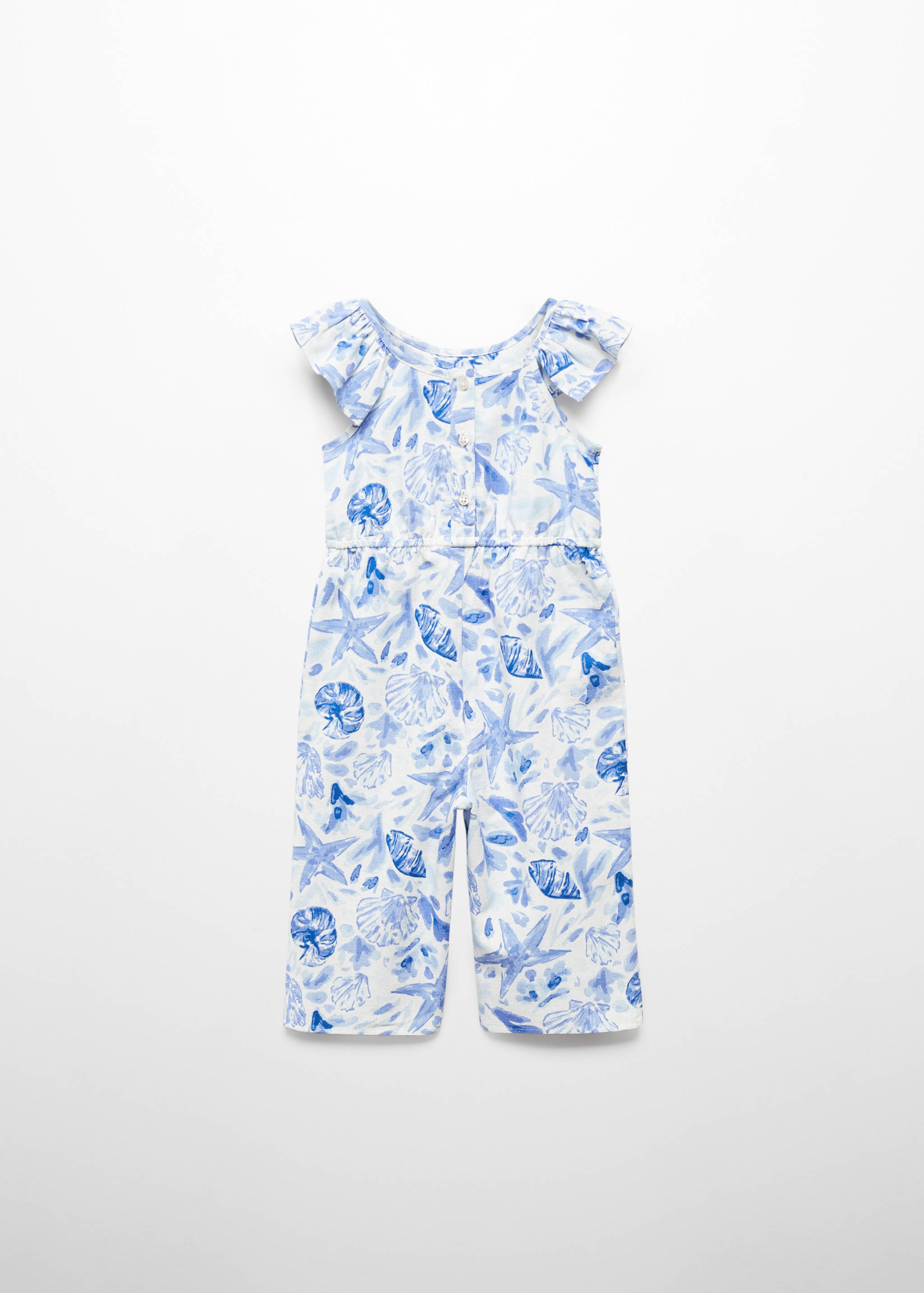 Frills printed jumpsuit - Details of the article 8