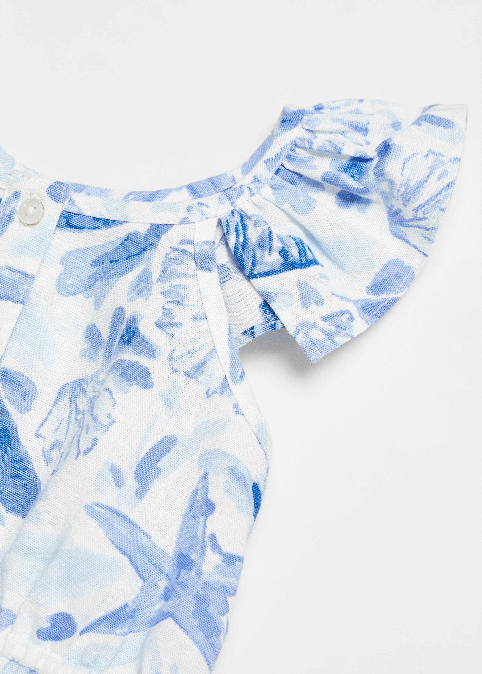 Frills printed jumpsuit - Details of the article 0