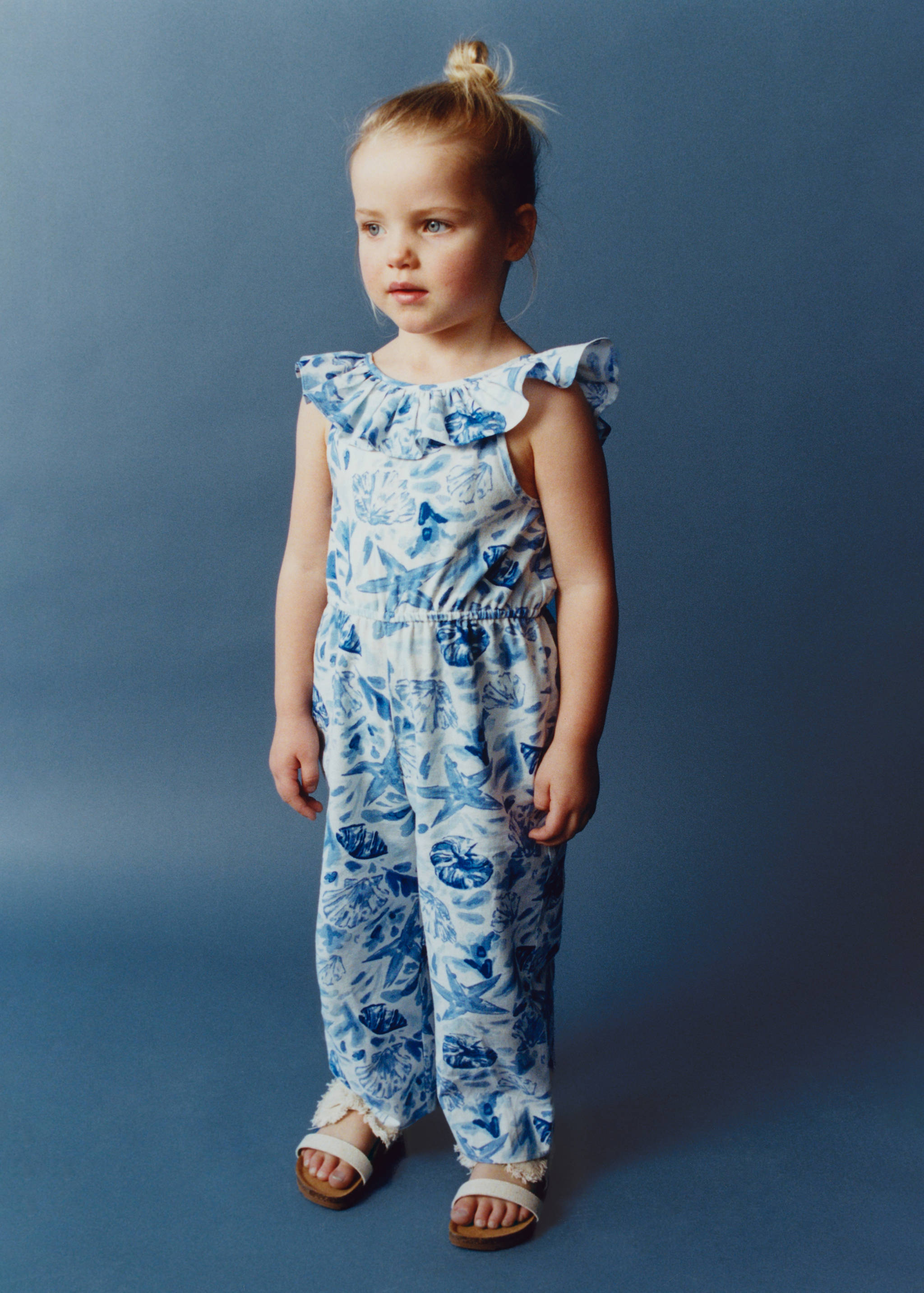 Frills printed jumpsuit - Details of the article 5