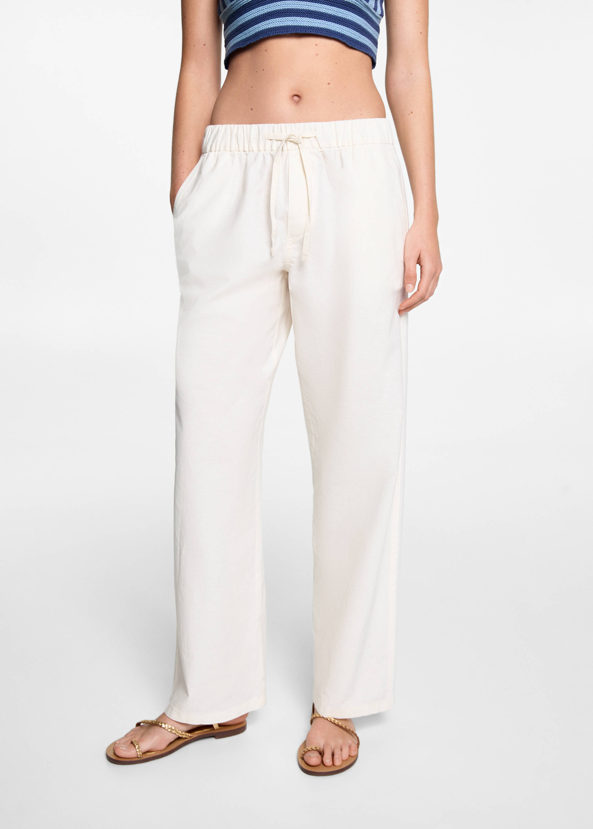 Pantalons rectes lli - Detall de l'article 6