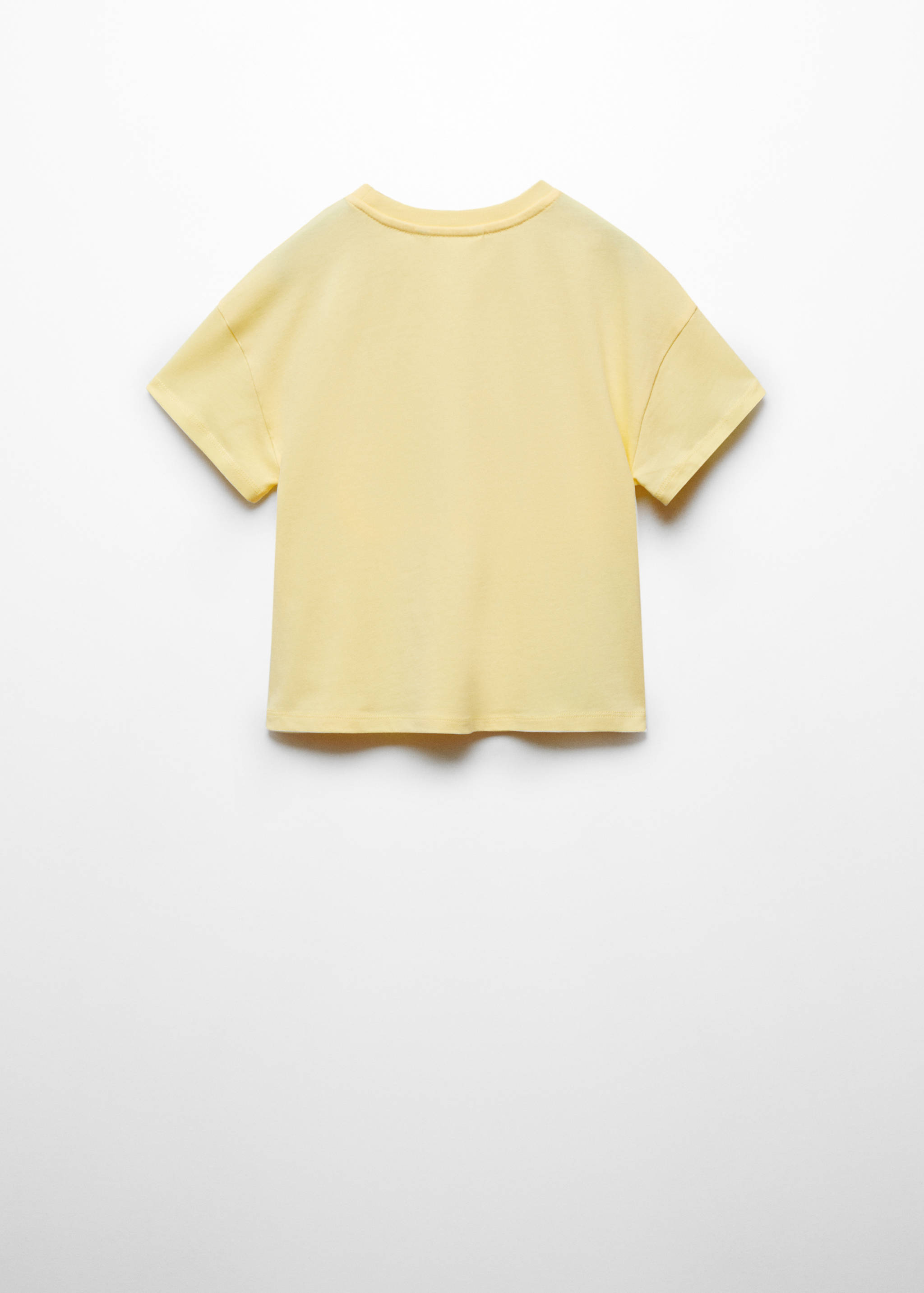 T-shirt message texturé - Verso de l’article