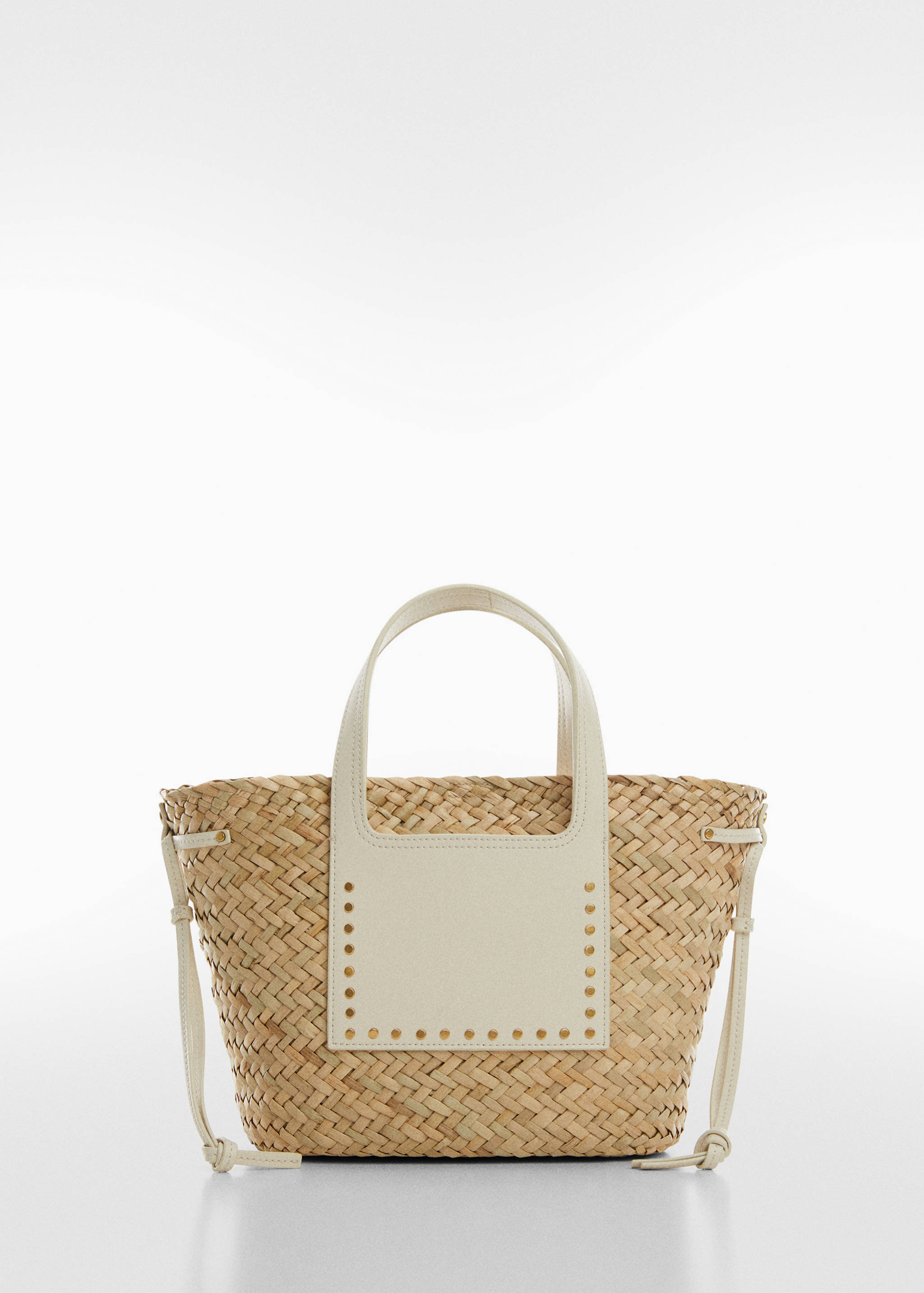 Basket bag with studs detail - Article without model