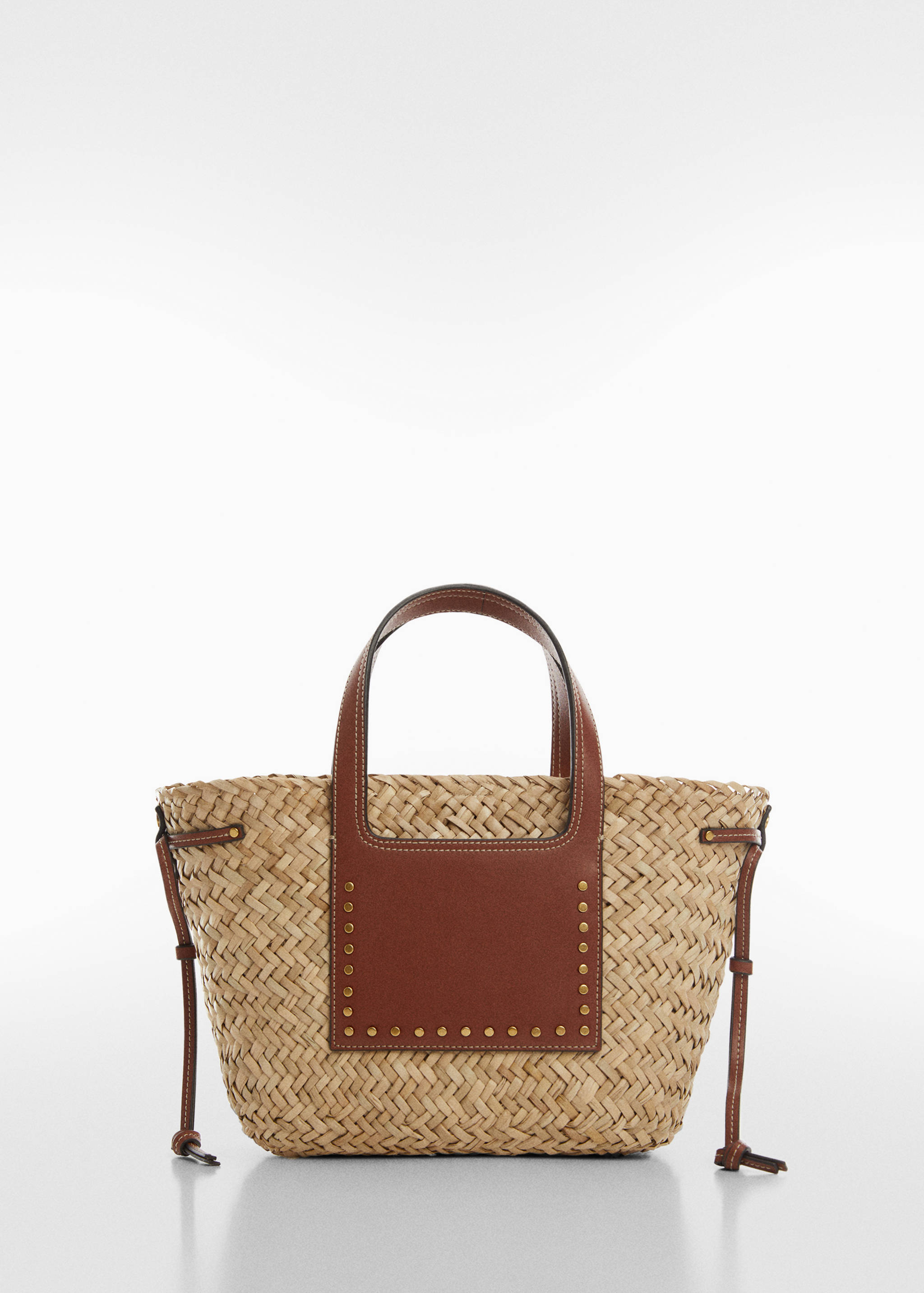 Basket bag with studs detail - Article without model