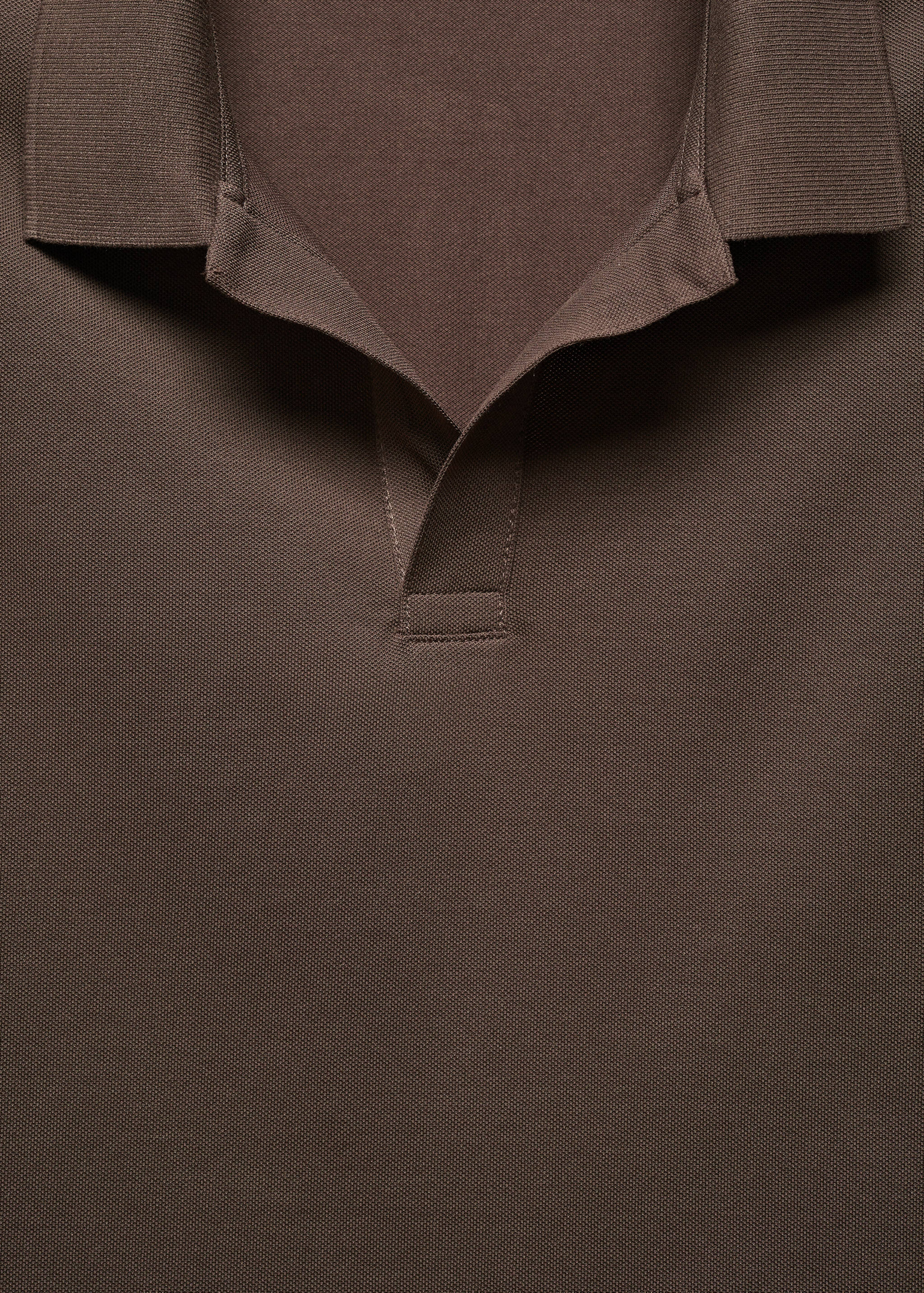 Cotton piqué polo shirt - Details of the article 8