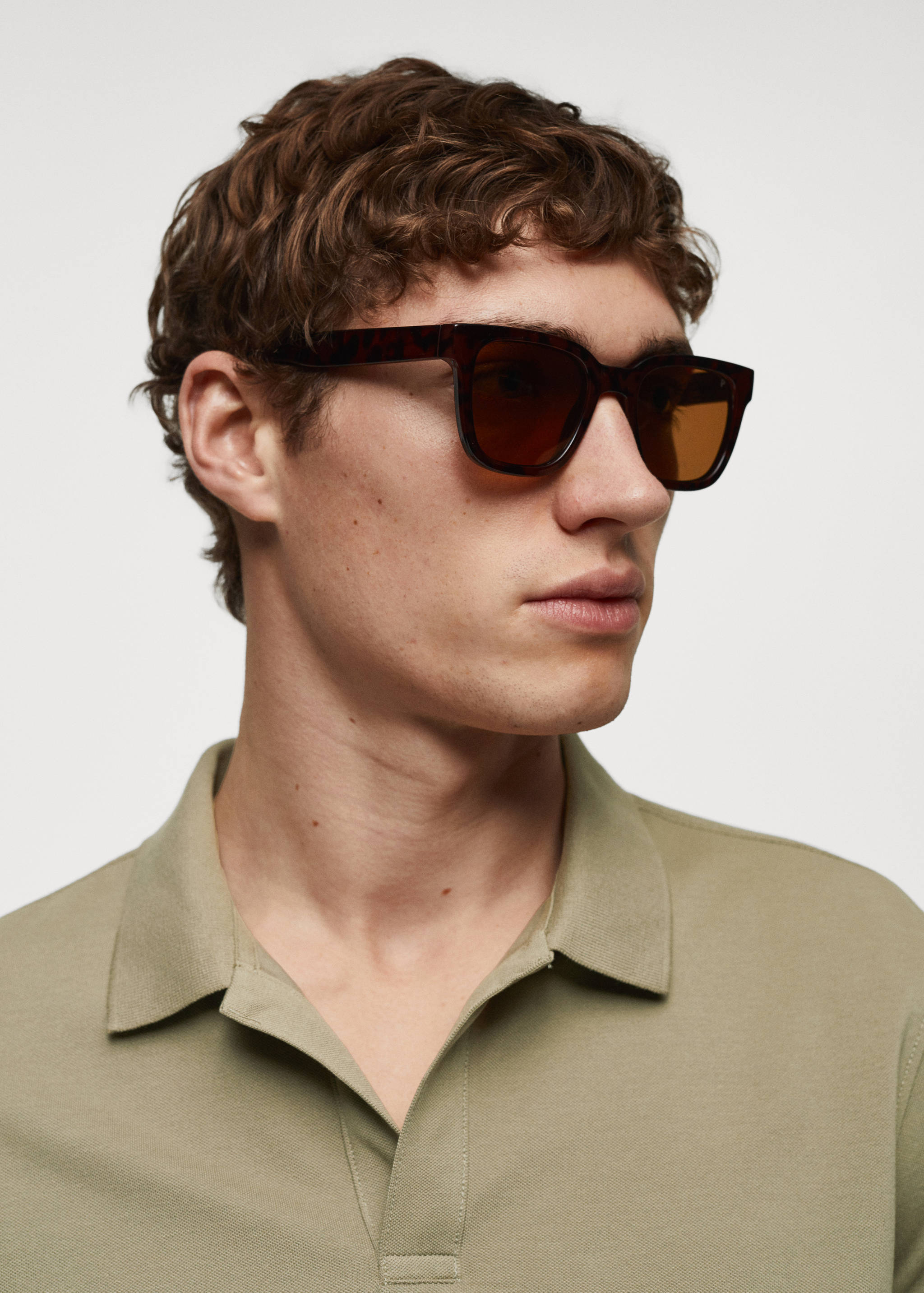 Cotton piqué polo shirt - Details of the article 1