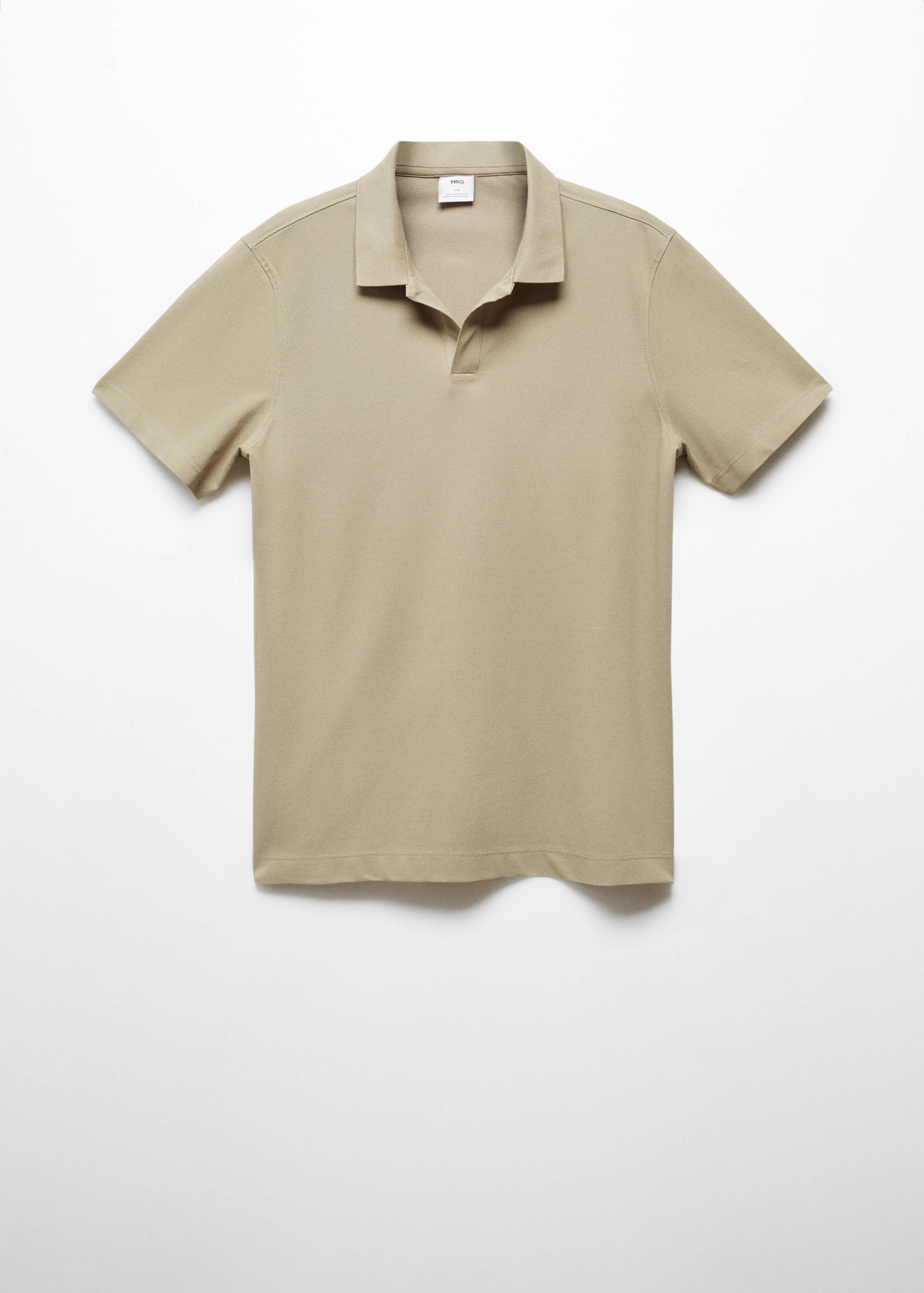 Cotton piqué polo shirt - Article without model