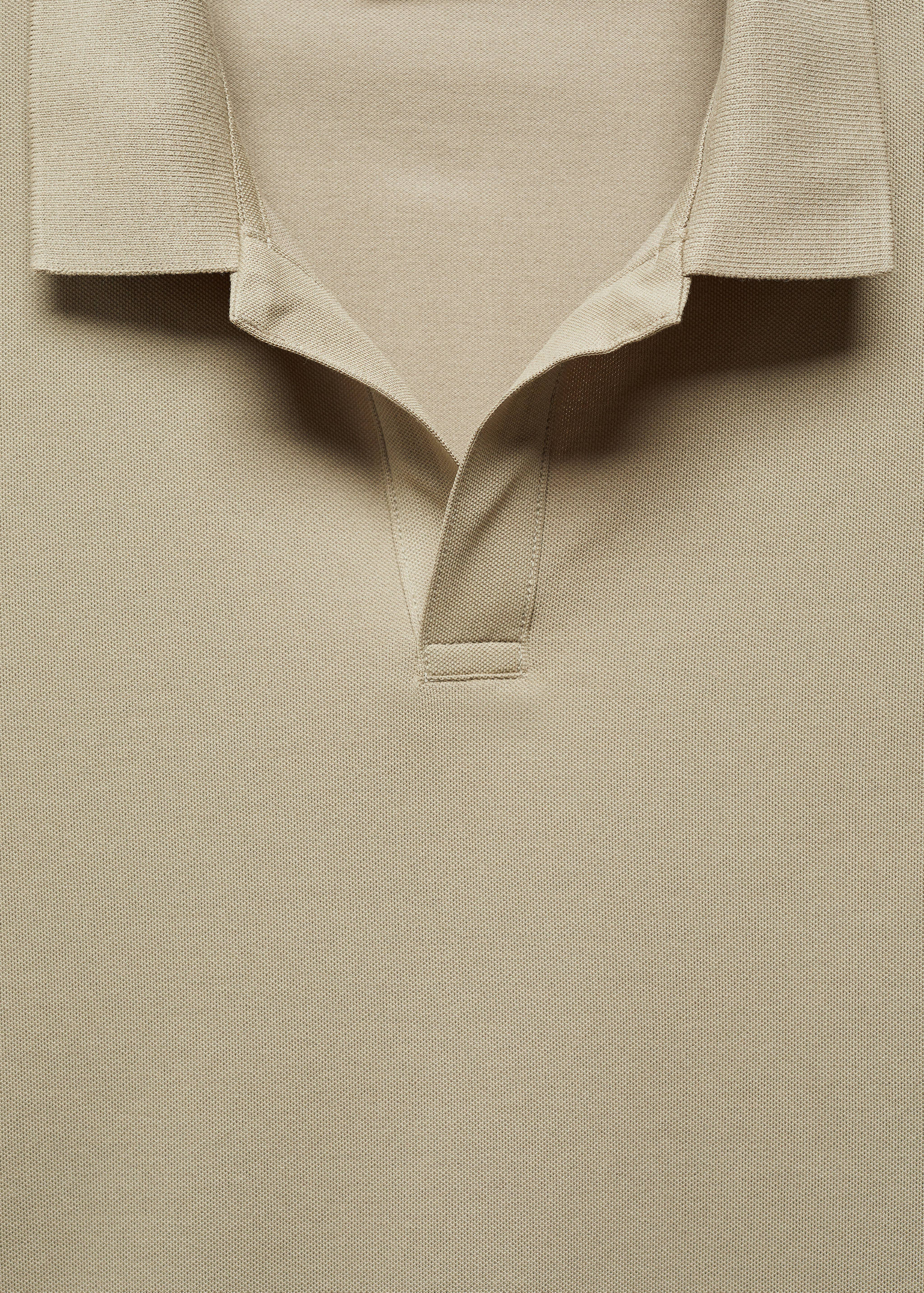 Cotton piqué polo shirt - Details of the article 8
