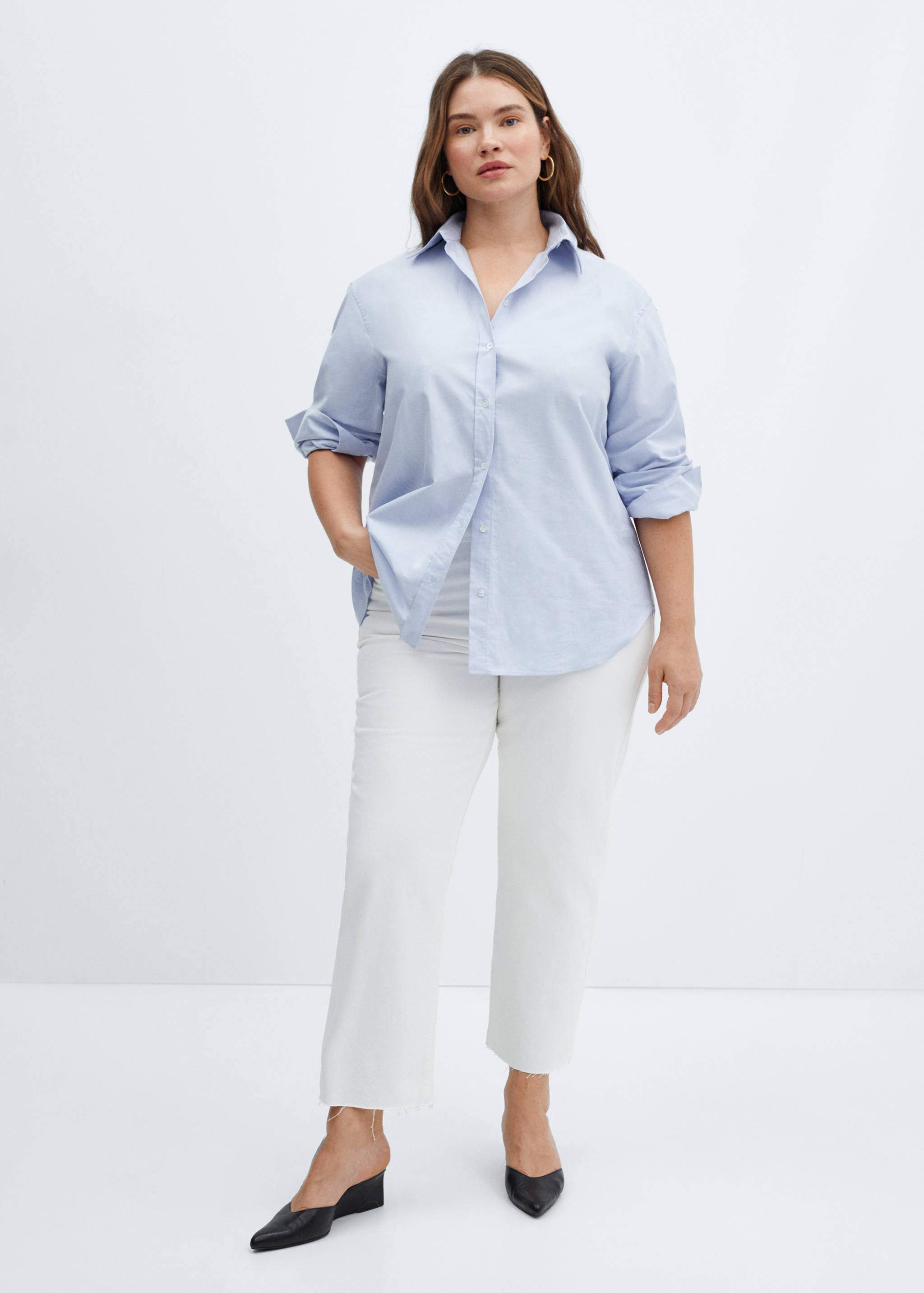 Прямые укороченные джинсы - Деталь изделия 3