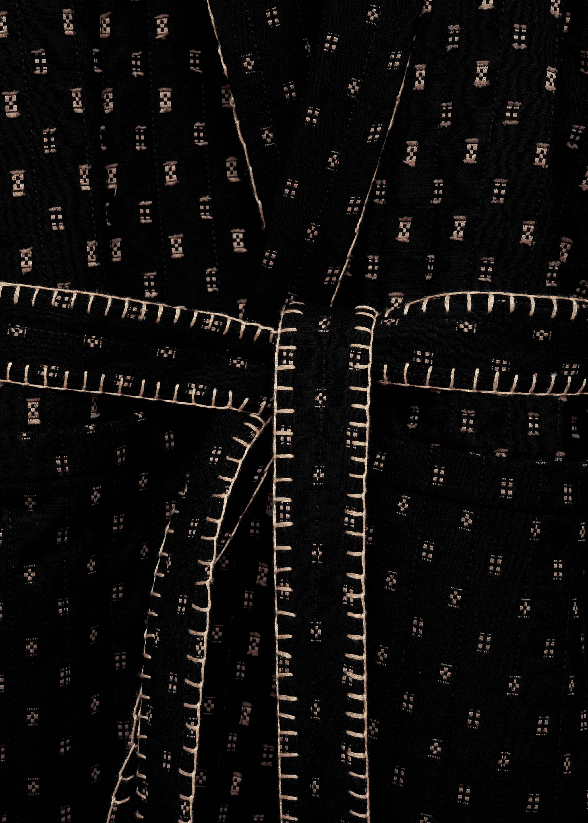 Quilted jacket with embroidered details - Details of the article 8