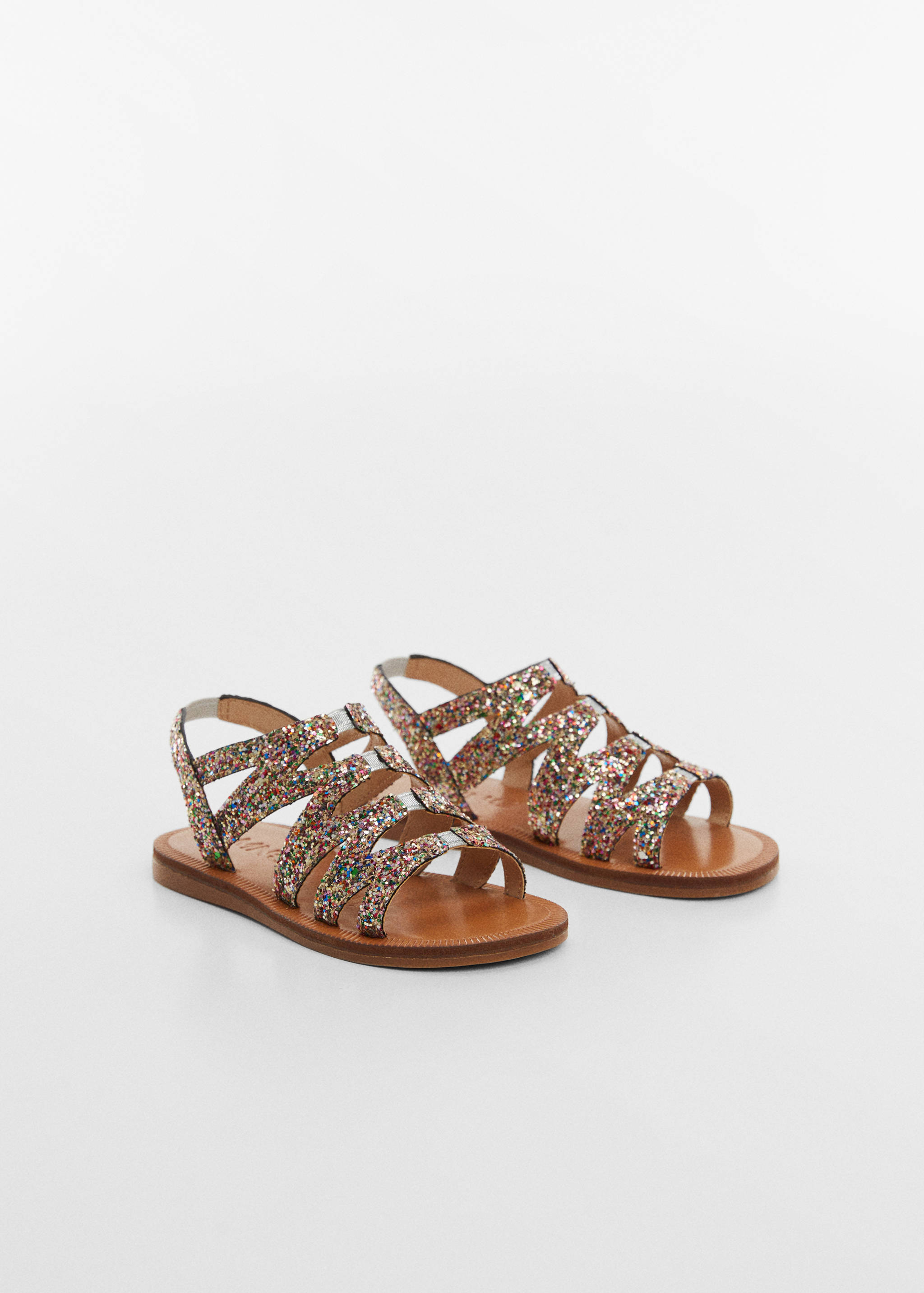 Sequin sandals - Medium plane