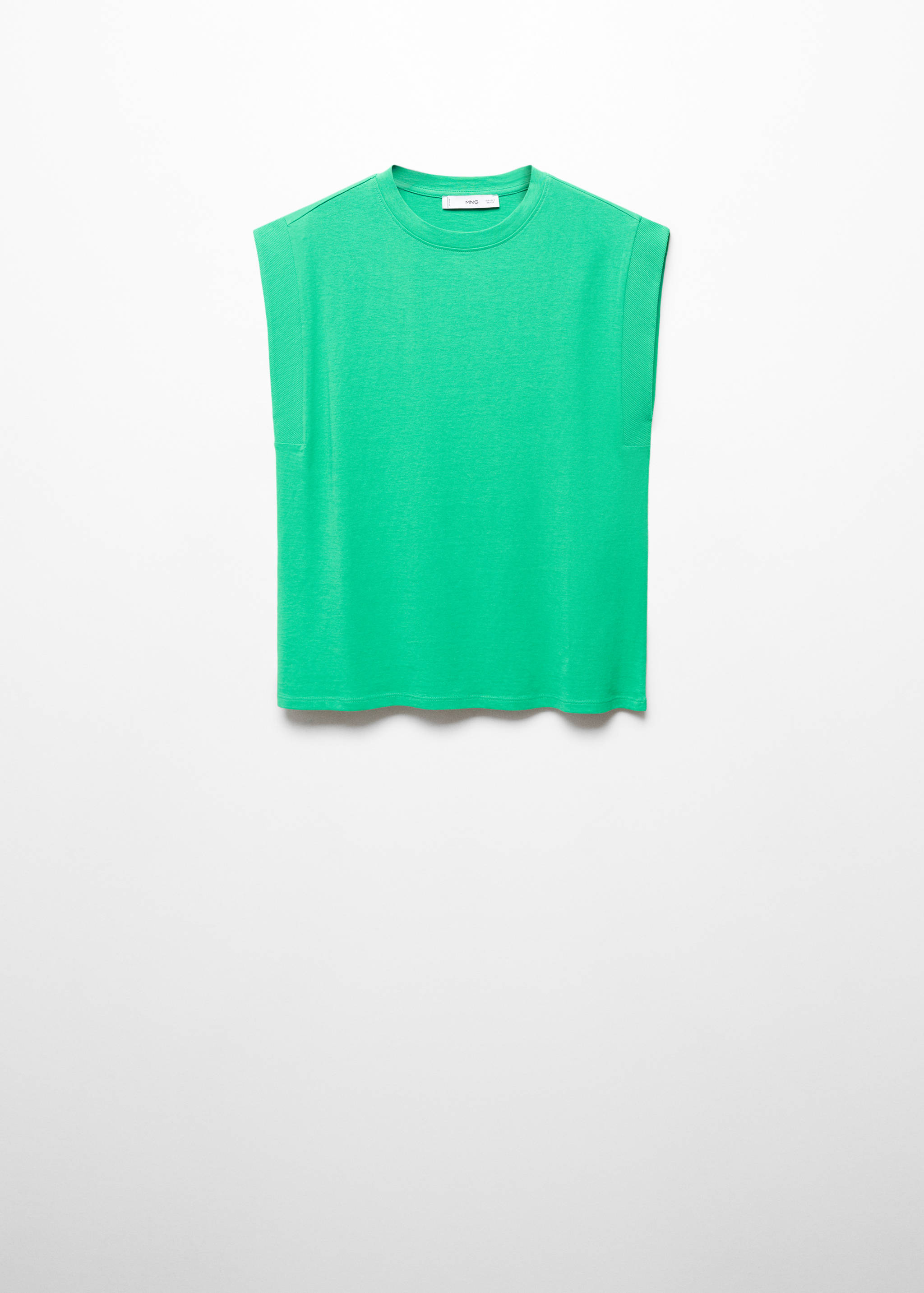 Rounded neck cotton t-shirt - Article without model