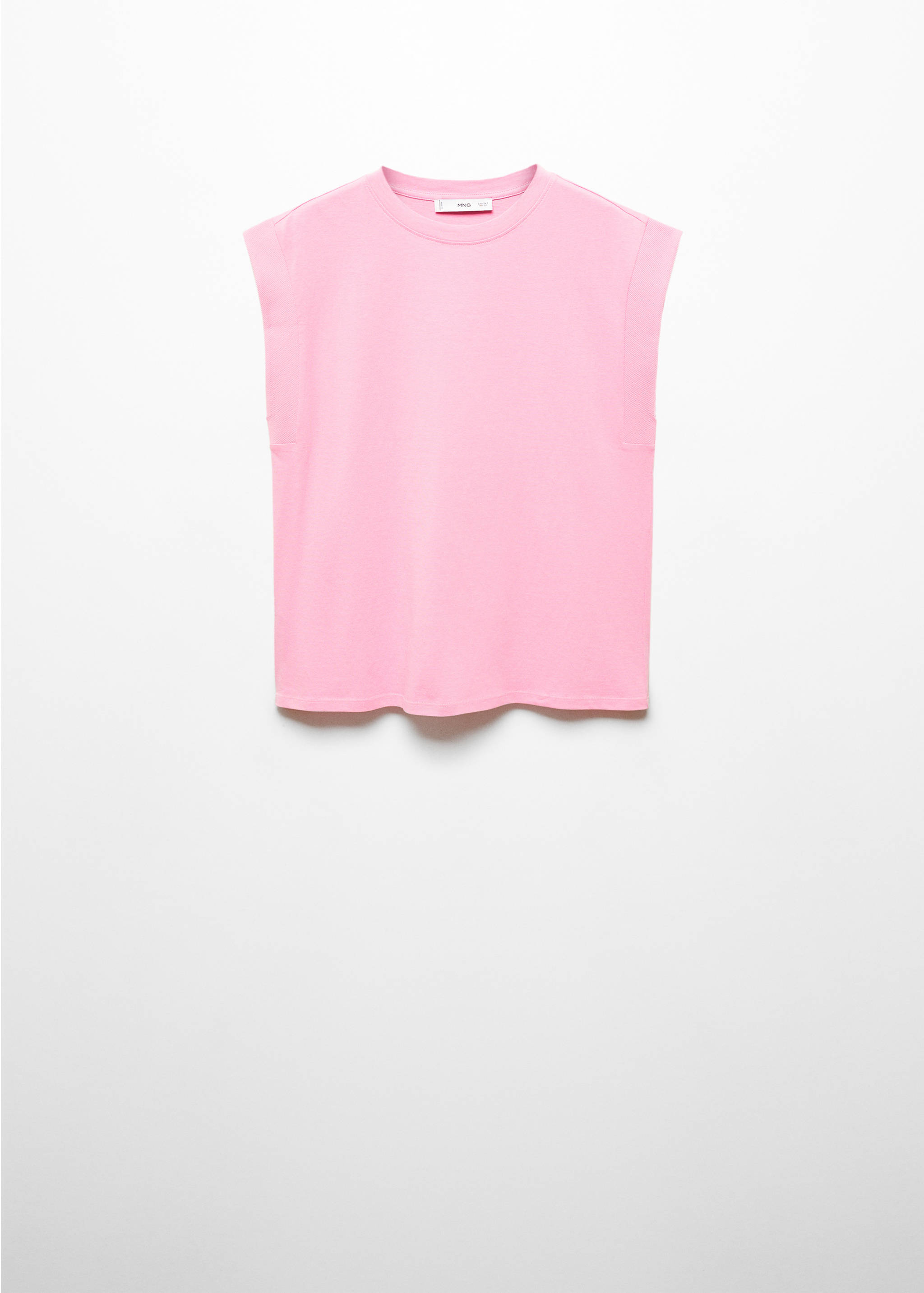 Rounded neck cotton t-shirt - Article without model