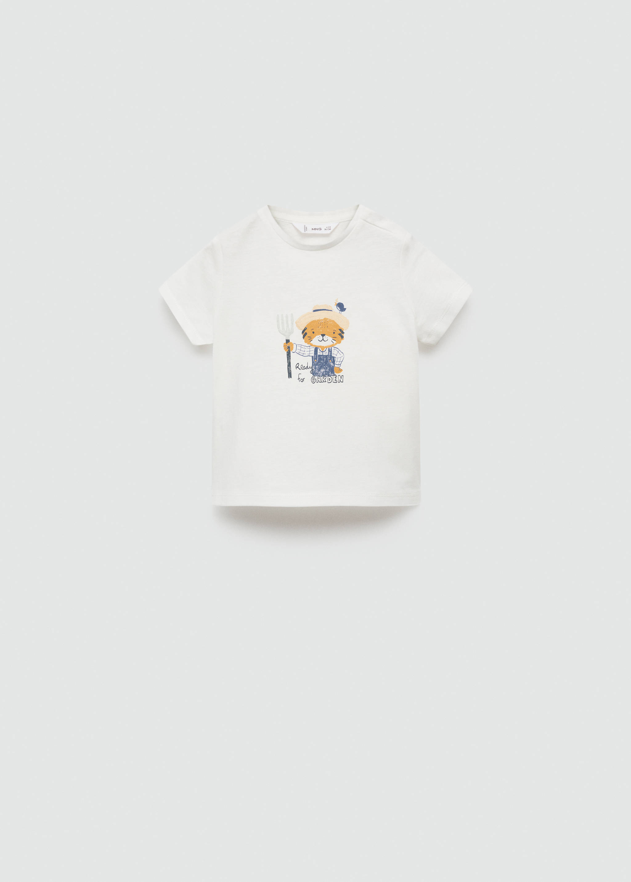 T-shirt de algodão com desenho - Artigo sem modelo
