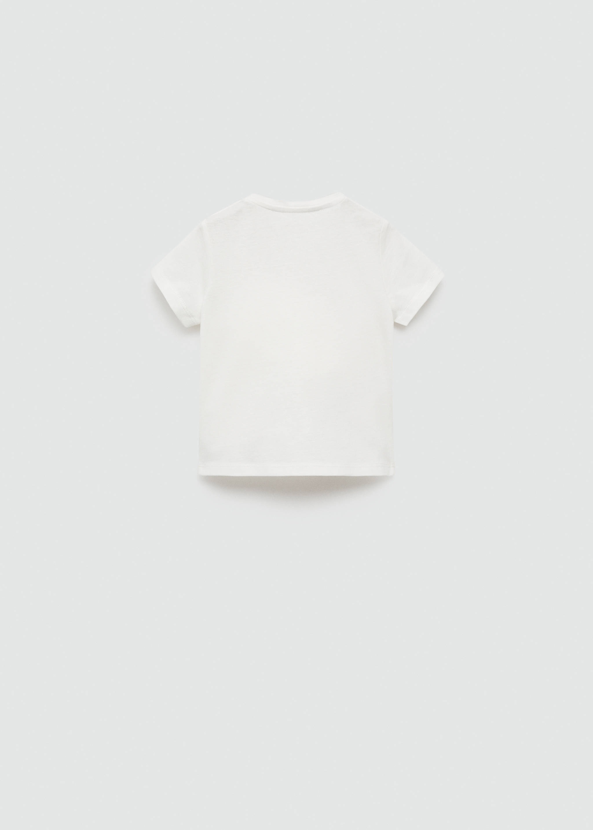 T-shirt de algodão com desenho - Verso do artigo